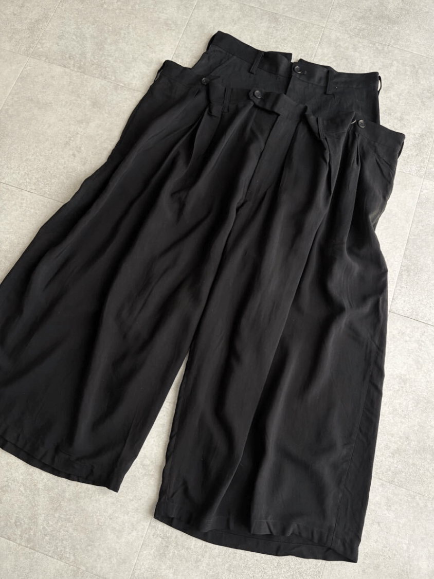 Yohji Yamamoto Yohji Yamamoto - Cu/Ry TWILL 2 PIECE LAYERD PANTS Size 28" / US 6 / IT 42 - 3 Thumbnail