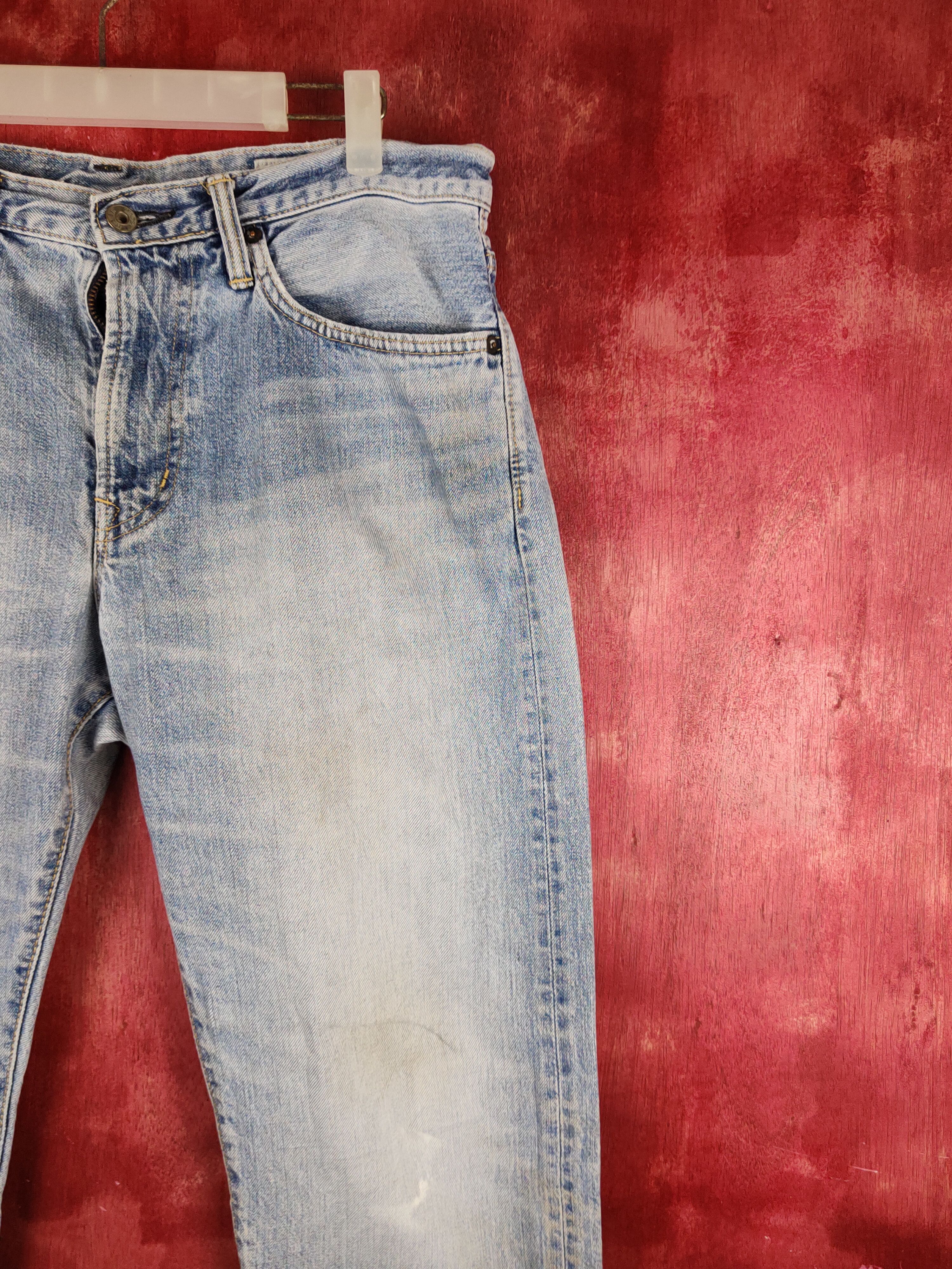 Edwin Edwin Blue Faded Distressed Ripped Jeans #S1636 Size US 31 - 6 Thumbnail