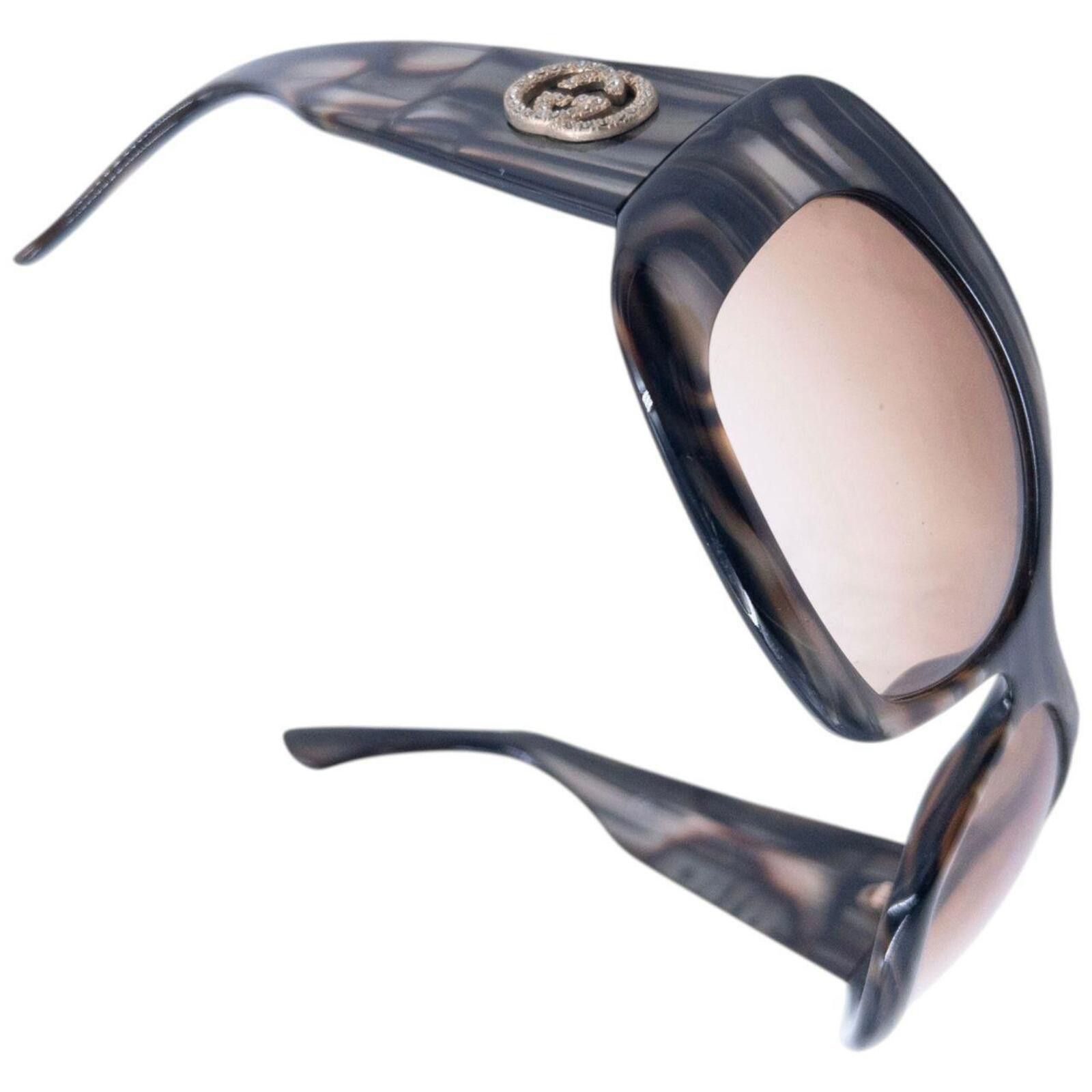 Gucci Vintage 2000s Gucci Diamonte Pattern Sunglasses Size ONE SIZE - 5 Thumbnail