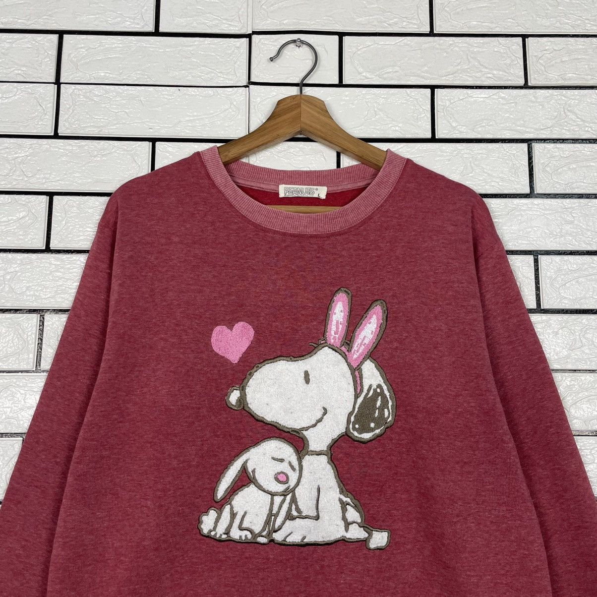 Peanuts Peanuts Snoopy In Love Sweatshirt Size US M / EU 48-50 / 2 - 2 Thumbnail