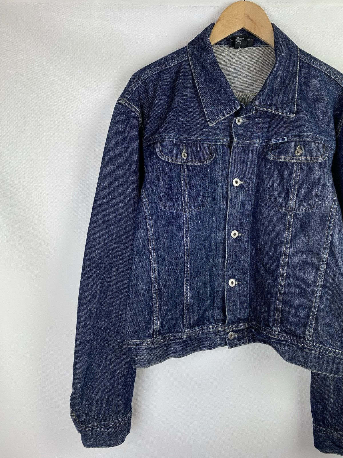 Diesel VTG 90s Diesel men’s denim trucker jacket size XXL Size US XXL / EU 58 / 5 - 4 Thumbnail