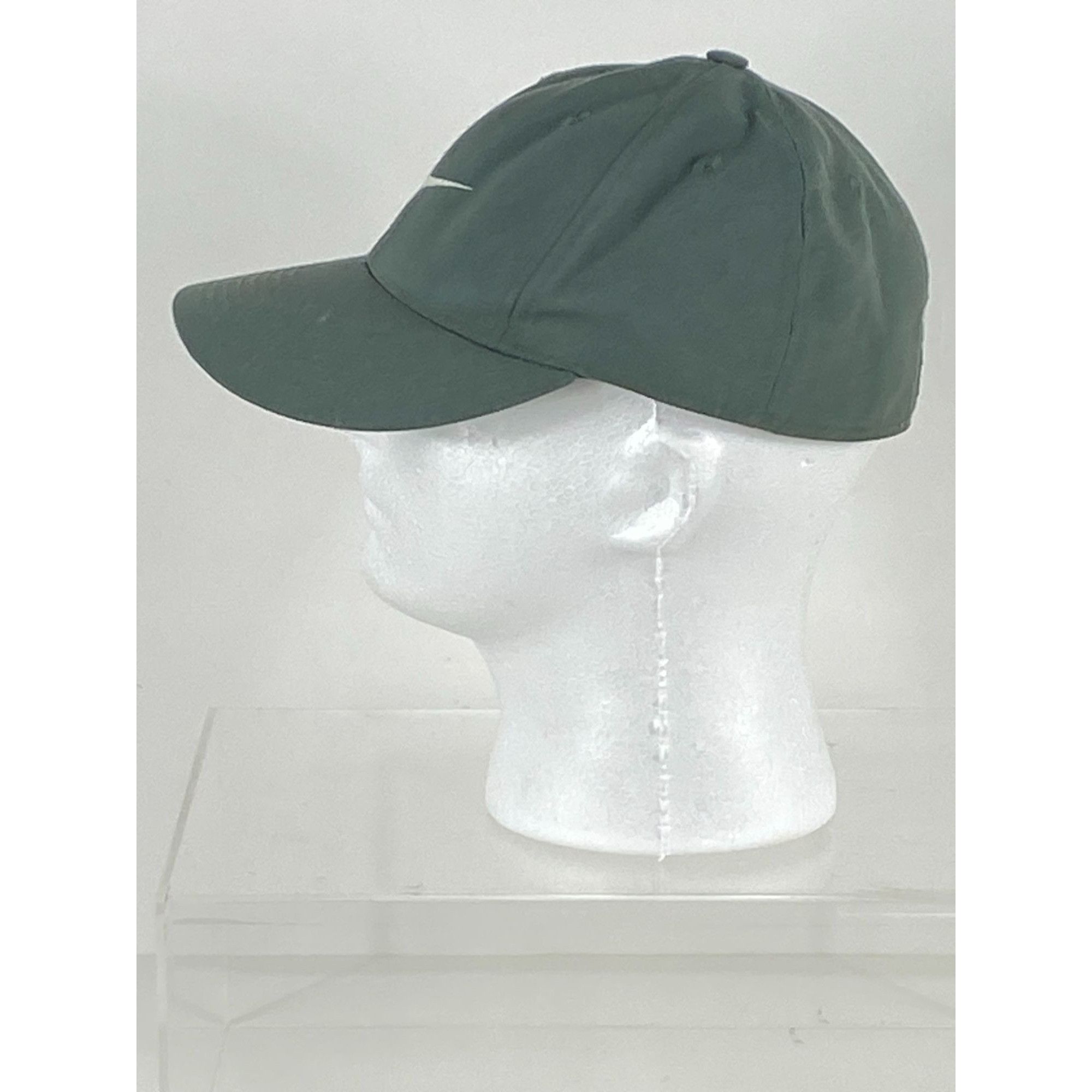 Nike Vintage 90s Nike Swoosh Embroidered Wool Fitted Hat Cap Gree Size ONE SIZE - 2 Thumbnail