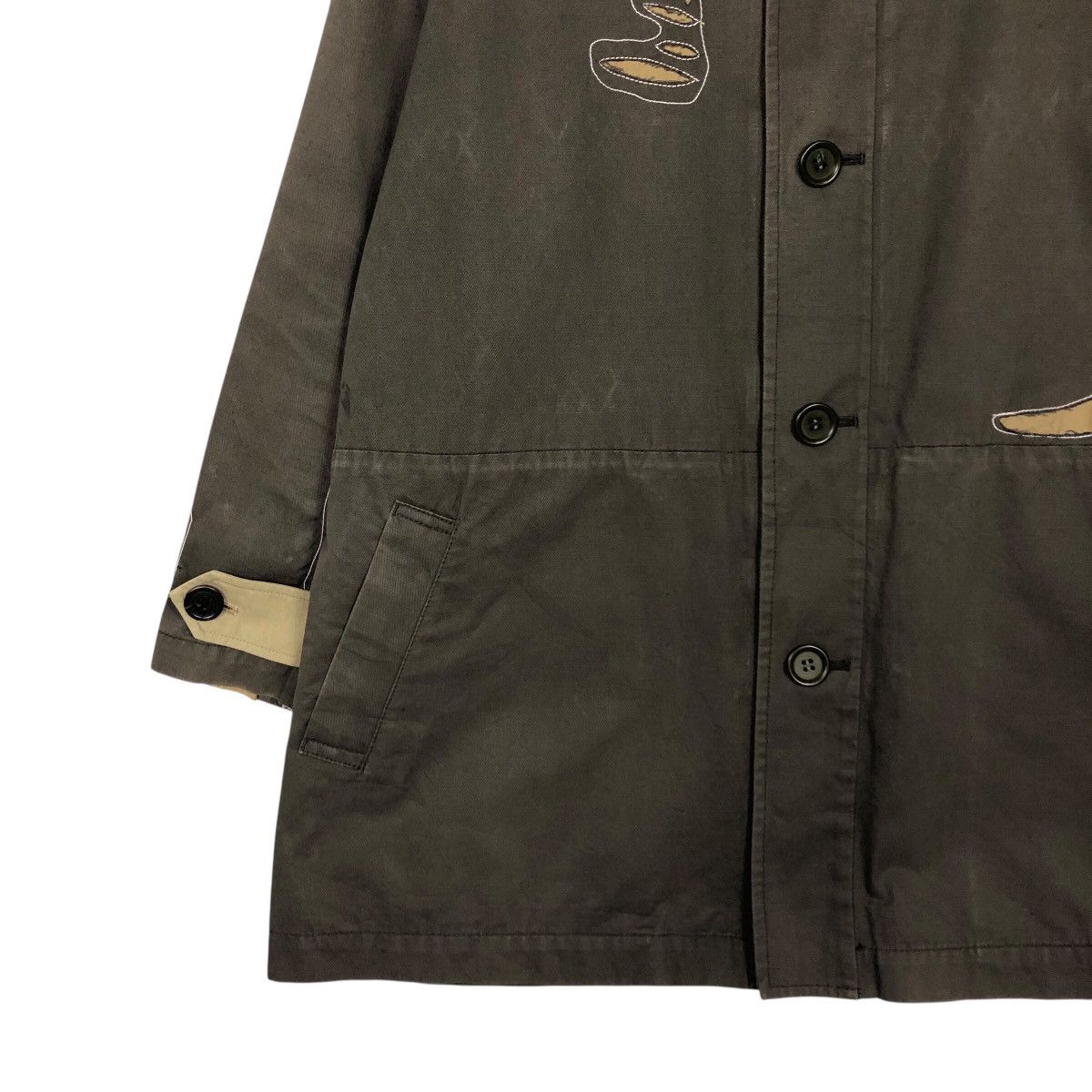 Issey Miyake 📌Vintage Parka Jacket Patch Work Design Plantation Japan Size US M / EU 48-50 / 2 - 5 Thumbnail