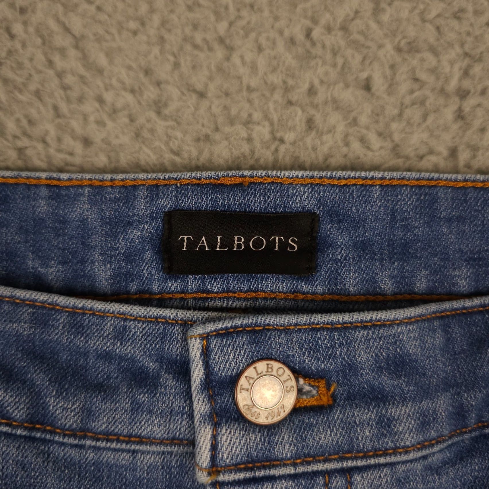 Talbots Talbots Jeans Womens 18 Plus Blue Slim Ankle Stretch Side Striped Hemmed Size 40" / US 18 - 3 Thumbnail
