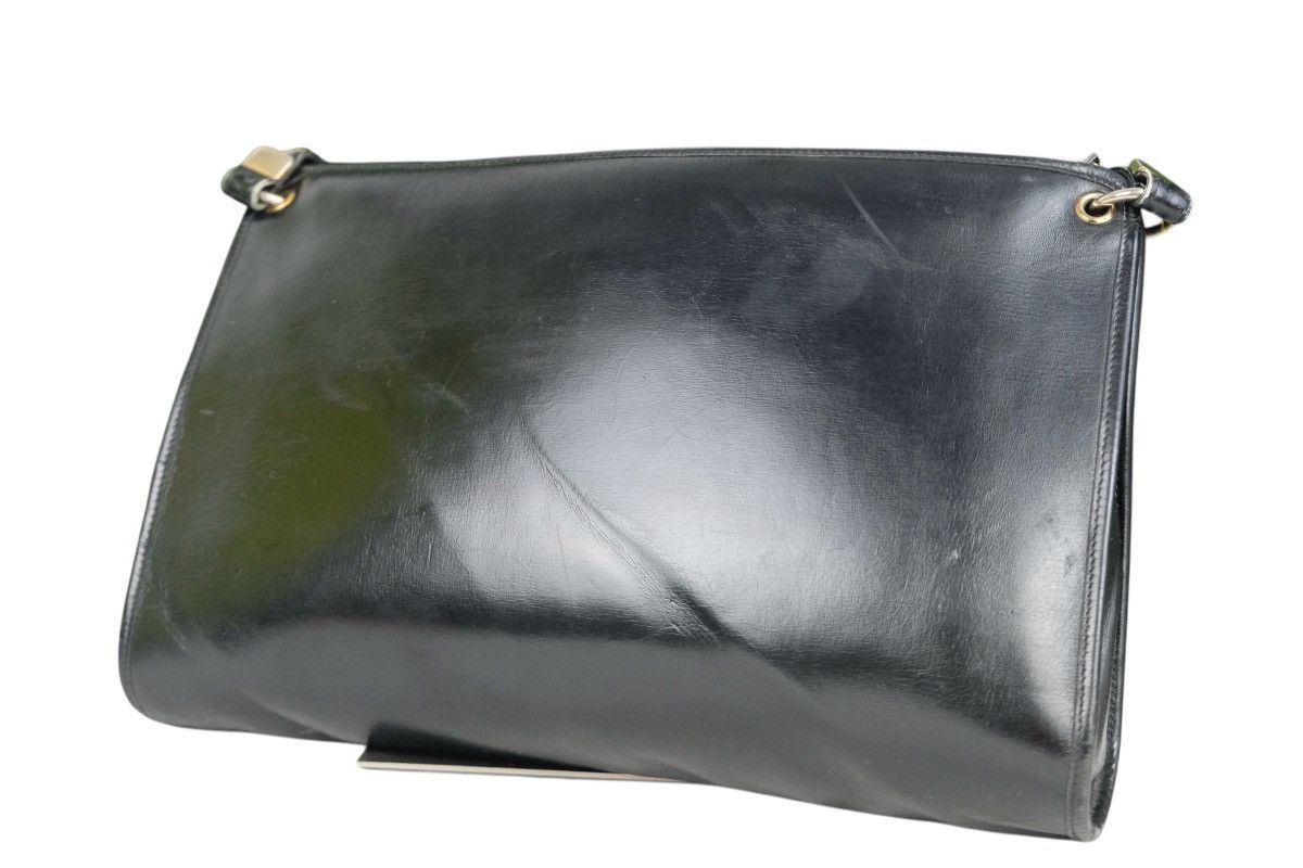 Dior Vintage Christian Dior Leather Shoulder Bag Black leather Size ONE SIZE - 5 Thumbnail