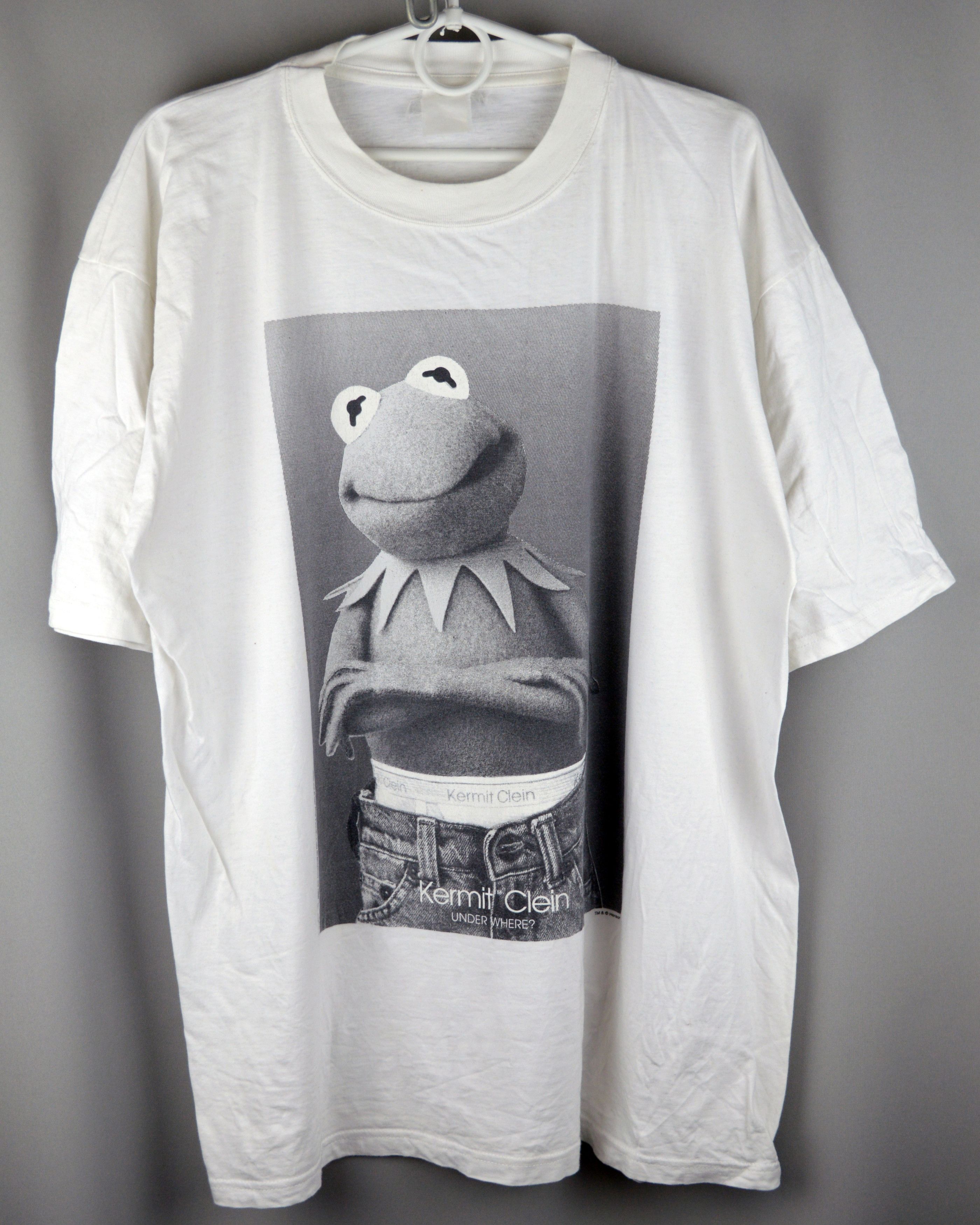 Vintage Vintage Kermit Clein Under Where? t shirt Size US XL / EU 56 / 4 - 8 Thumbnail
