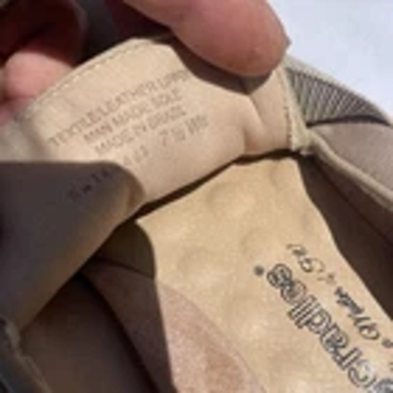 Other Walking Cradles Women’s Beige Leather Canvas SlipOn Sneakers Size US 7.5 / IT 37.5 - 2 Thumbnail