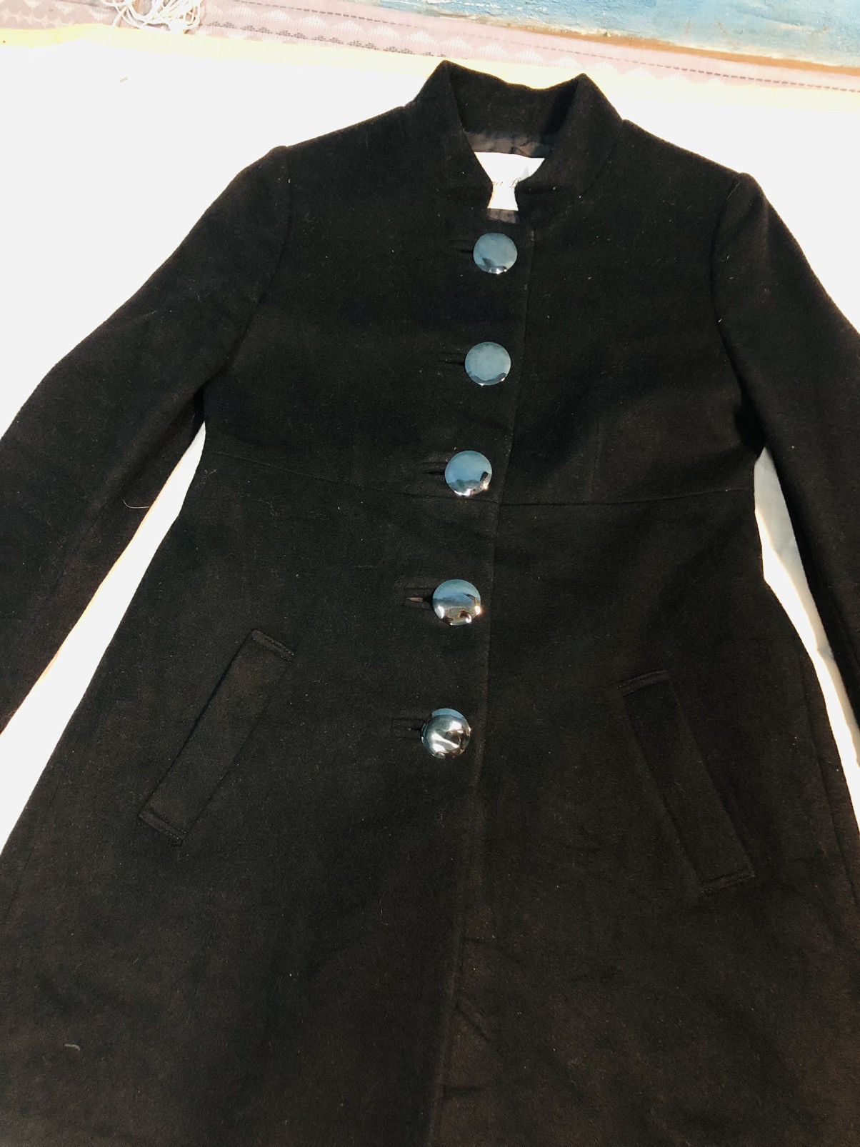 Japanese Brand Banner Barrett Long Jacket Button (14) Size M / US 6-8 / IT 42-44 - 3 Thumbnail