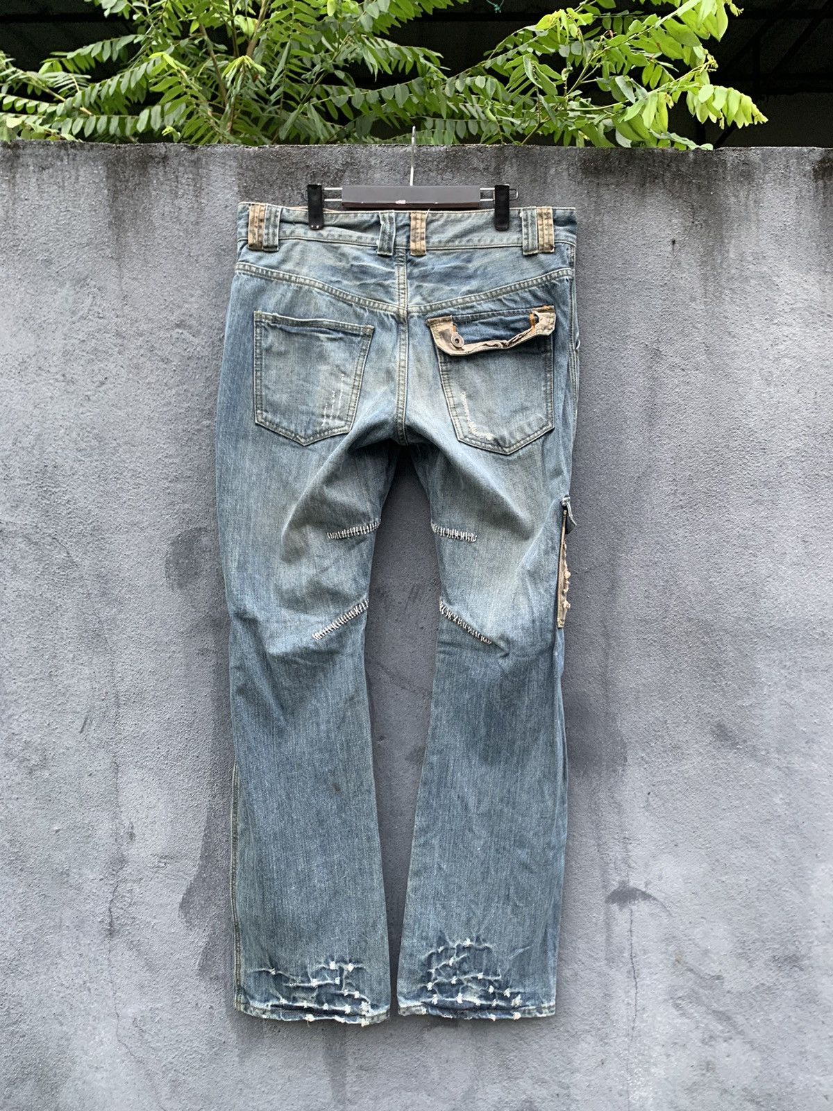 Vintage 👹VINTAGE FOUR SEASON DISTRESSED BAGGY JEANS Size US 34 / EU 50 - 11 Thumbnail
