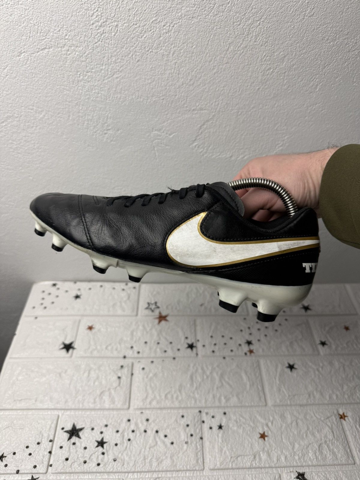 Nike Nike Tiempo Genio II FG US9 UK8 EUR42.5 Cleats Boots Leather Size US 9 / EU 42 - 2 Thumbnail