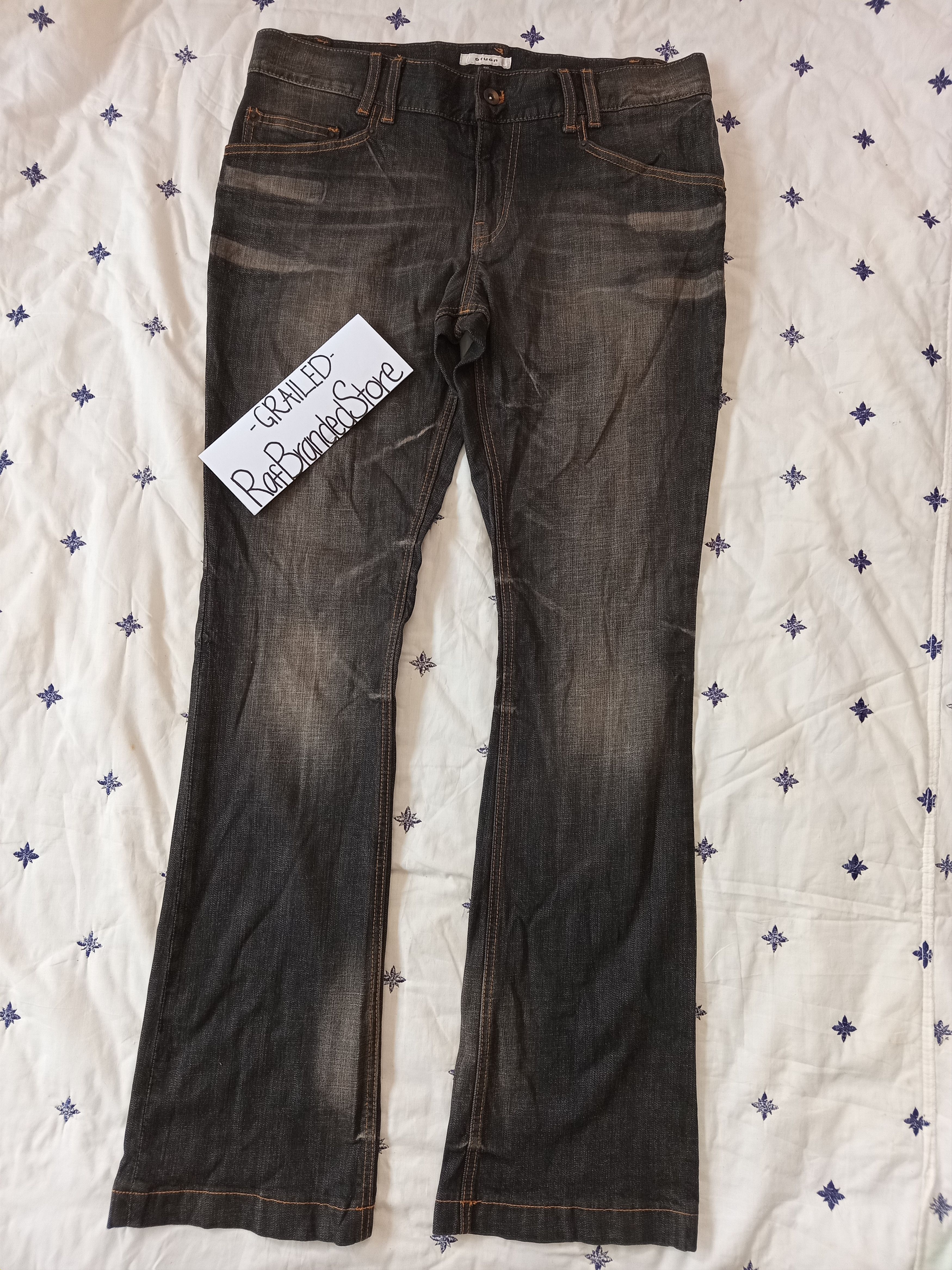 If Six Was Nine × Japanese Brand × Vintage Flare Jeans OFUON Japan Wash Faded Denim Boot Cut Size US 36 / EU 52 - 1 Thumbnail