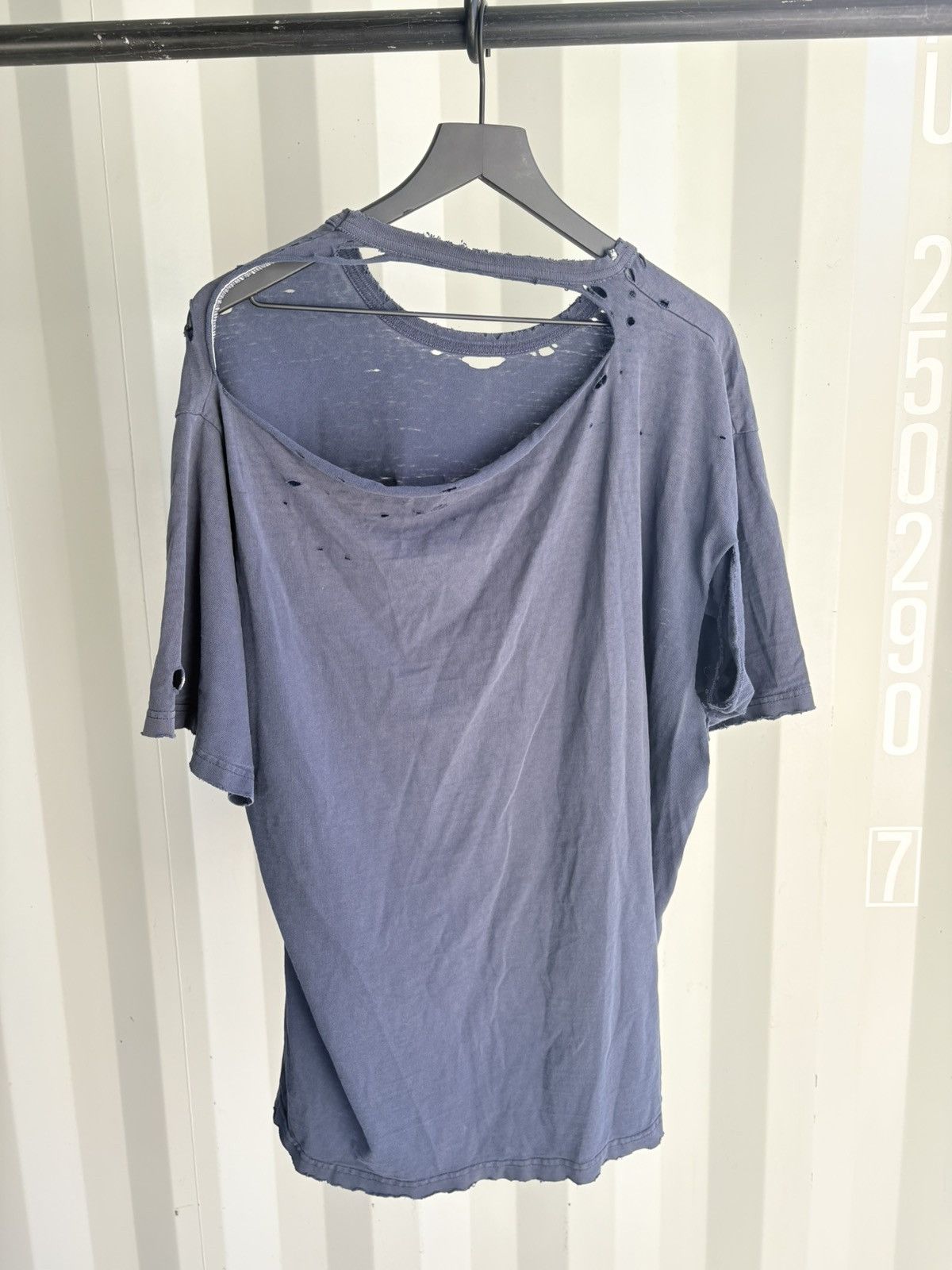 Vintage Vintage NYU Shirt Faded Distressed Thrashed Grunge Band Size US XXL / EU 58 / 5 - 6 Thumbnail