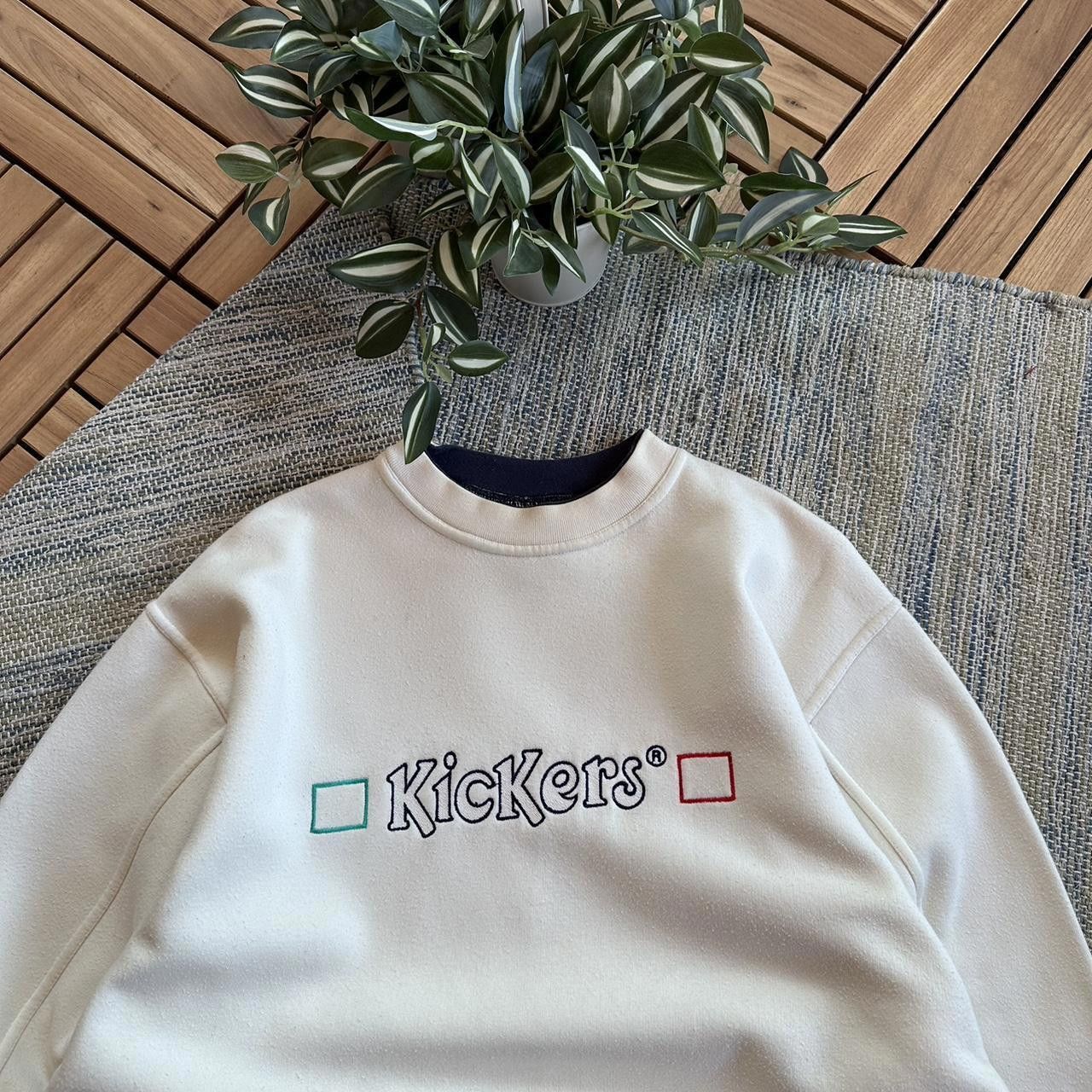 Kickers Vintage 90s Kickers Big Logo Boxy Sweatshirt Size US S / EU 44-46 / 1 - 3 Thumbnail