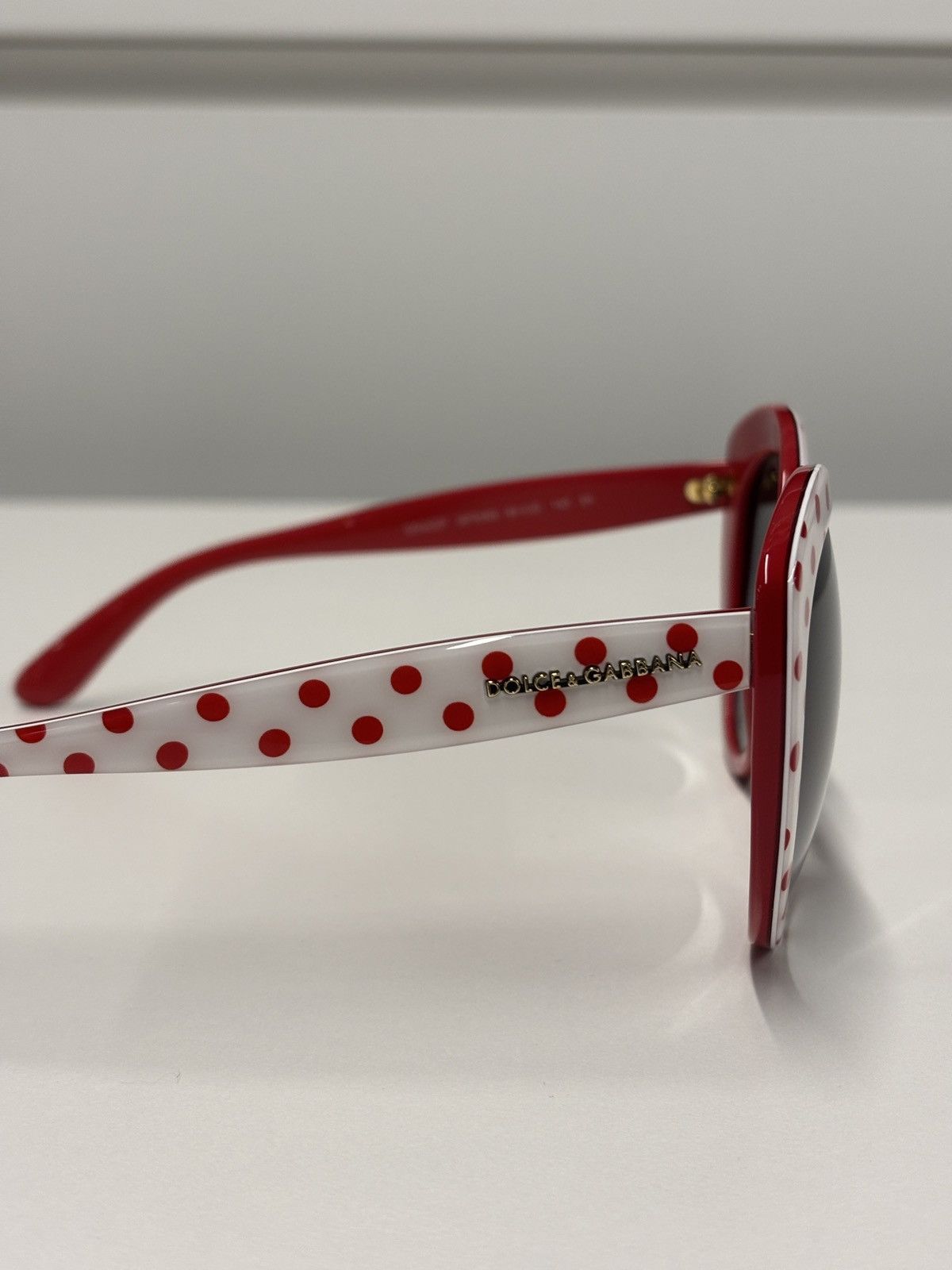Dolce & Gabbana Dolce & Gabbana Polka Dot Sunglasses Size ONE SIZE - 7 Thumbnail