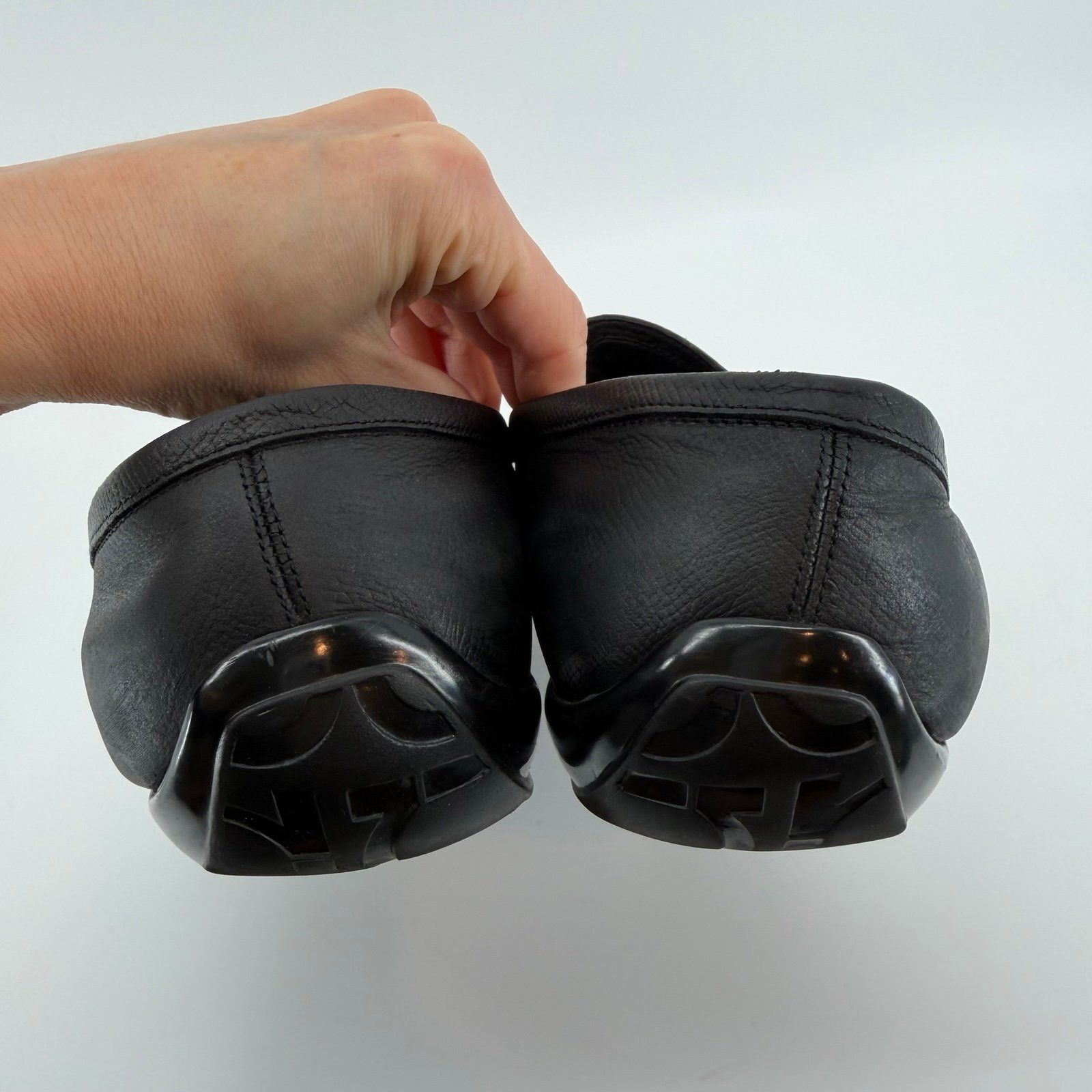 Salvatore Ferragamo Salvatore Ferragamo Men Size 9.5 Black Leather Horsebit Loa Size US 9.5 / EU 42-43 - 8 Thumbnail