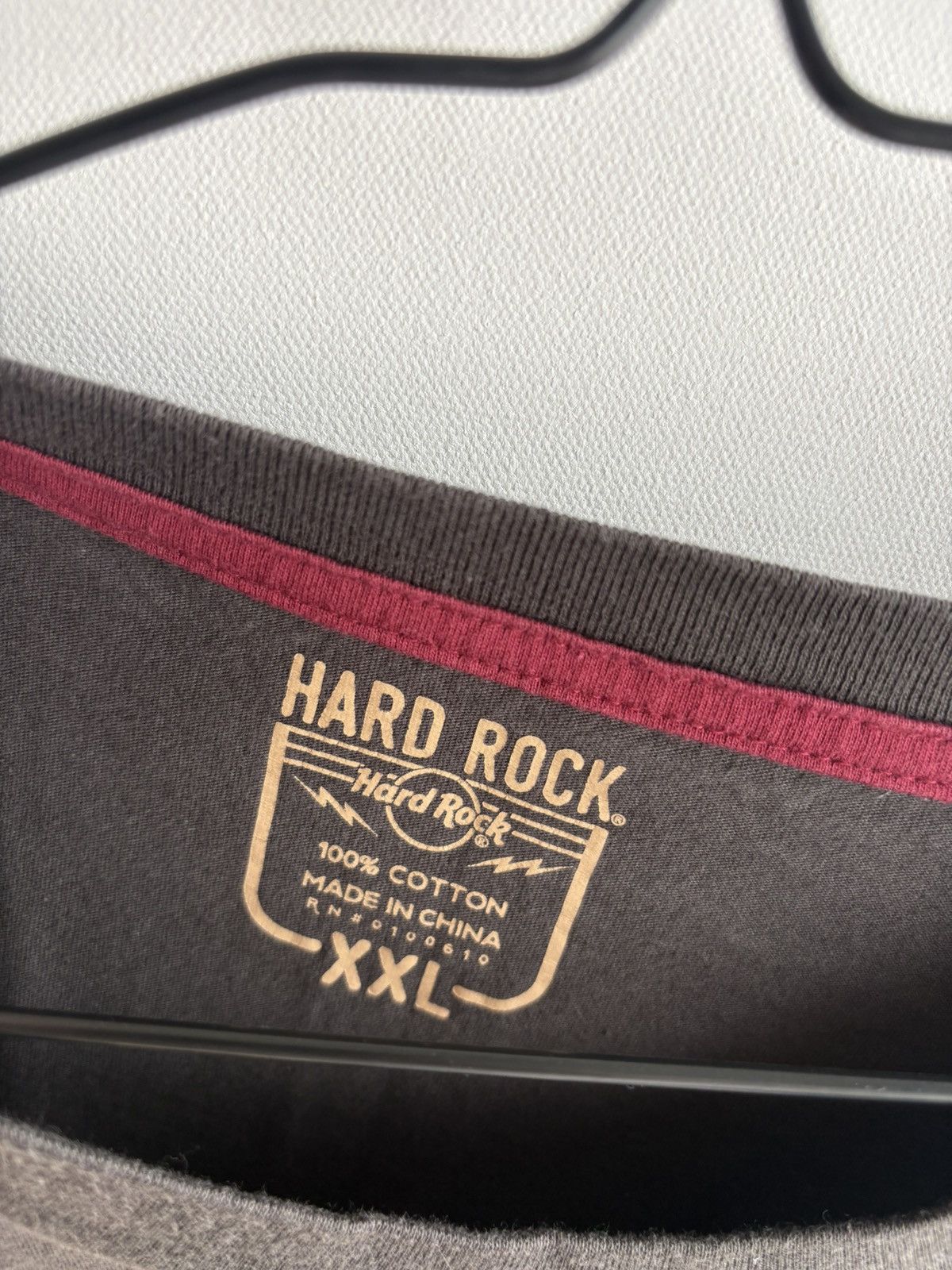 Hard Rock Cafe Hard Rock Cafe Punta Cana Baggy Guitar Grey T-shirt Size US XXL / EU 58 / 5 - 5 Thumbnail