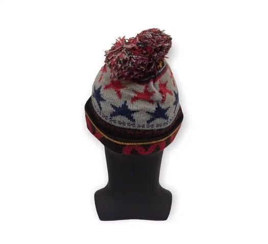 Japanese Brand Japanese Brand Ampersand Full Print Beanie Hat Size ONE SIZE - 3 Thumbnail