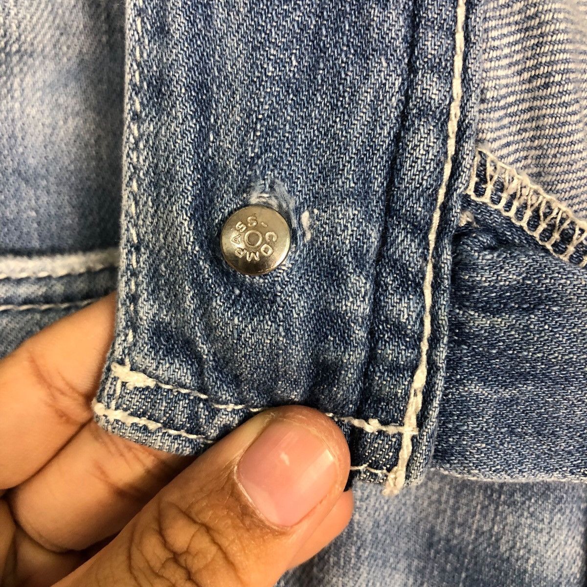 Beams Plus 📌Vintage Denim Jeans Biker Beams Heart Issey Miyake Size 34" / US 12 / IT 48 - 21 Thumbnail