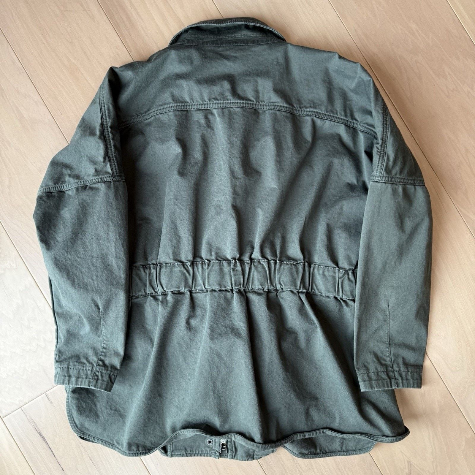 Athleta Athleta Greenwich Jacket Large Green Full Zip Military Size L / US 10 / IT 46 - 9 Thumbnail