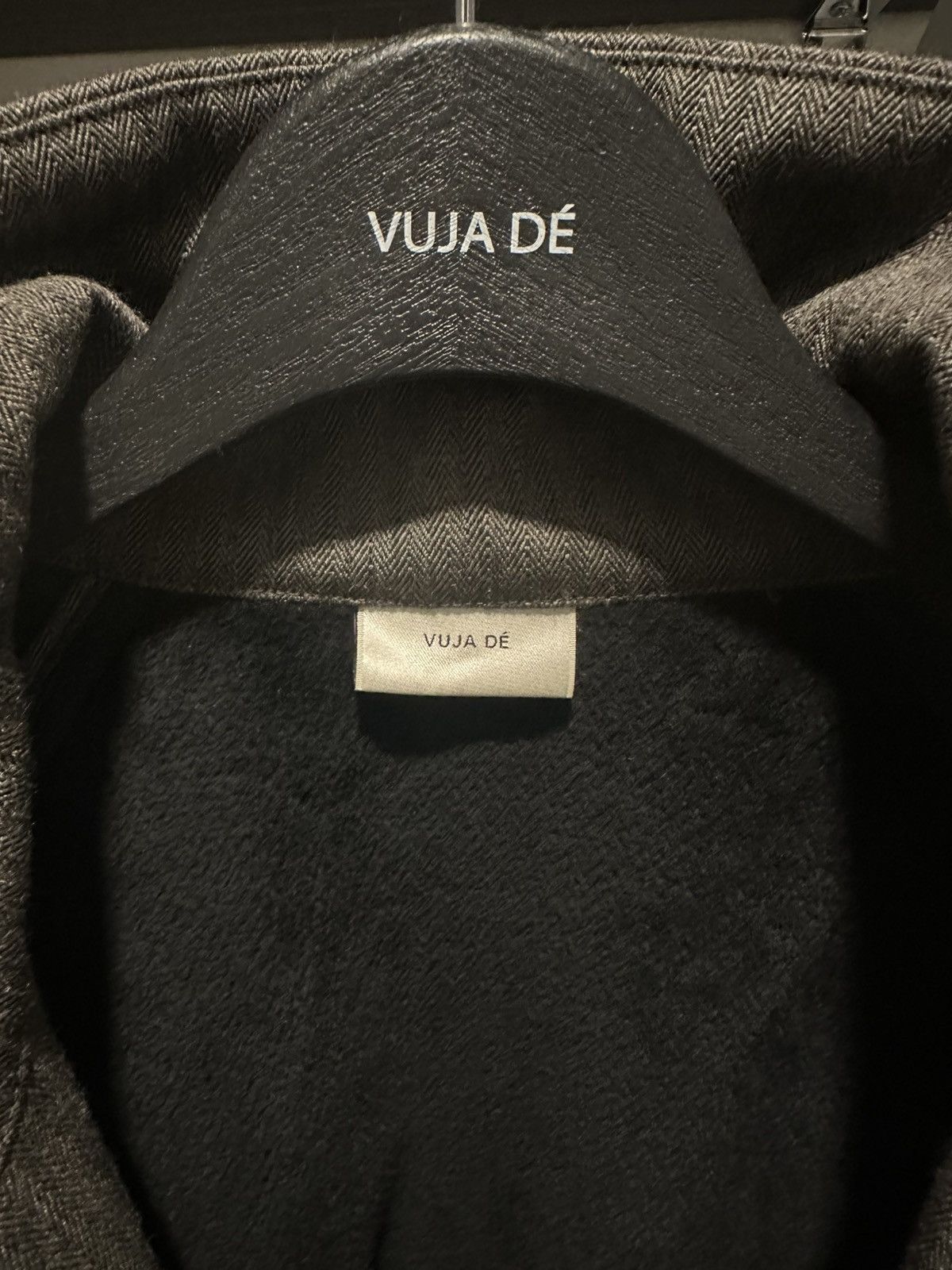 Vuja De Ryan Herringbone Fleece Jacket in Grey/Brown Size US M / EU 48-50 / 2 - 6 Thumbnail