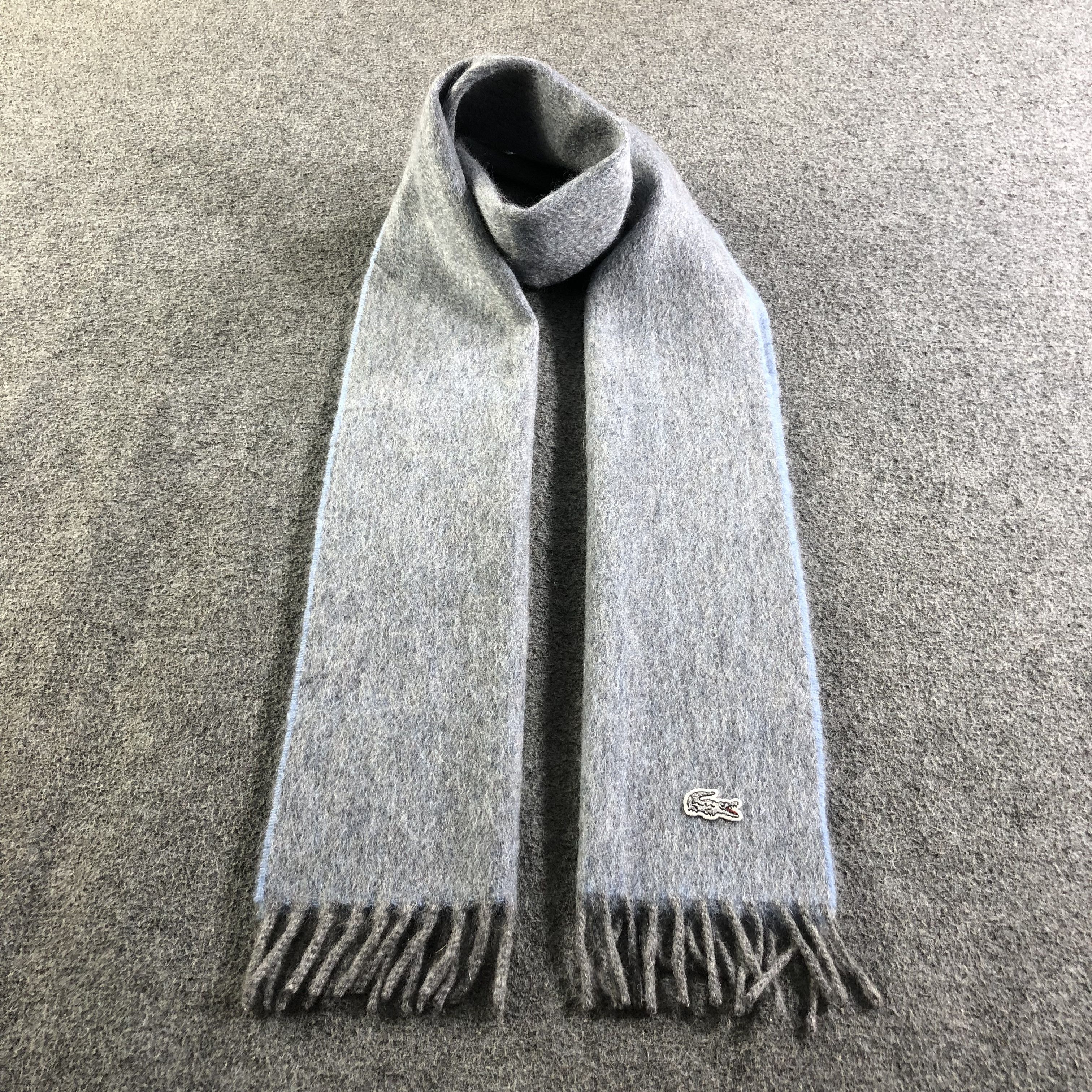 Lacoste Lacoste Cashmere Scarf Muffler Neckwear V2133 Size ONE SIZE - 1 Thumbnail