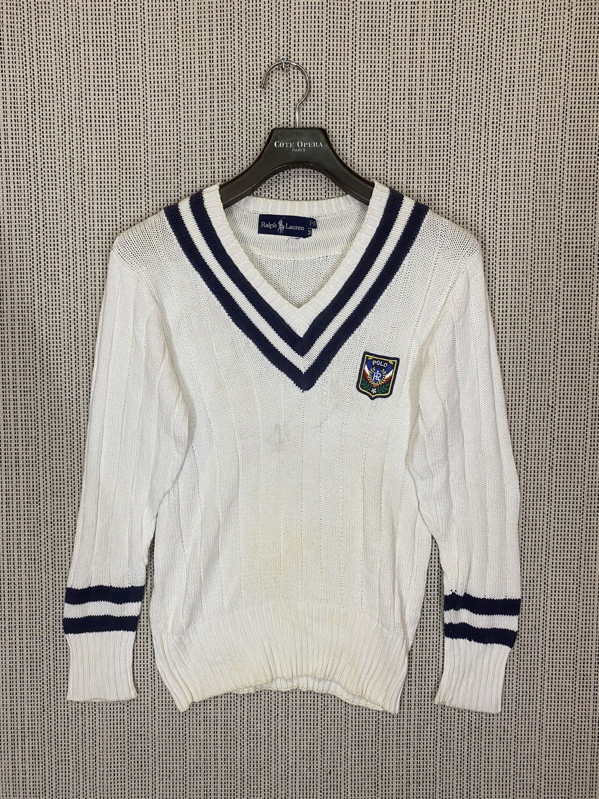 Polo Ralph Lauren × Vintage ‼️VINTAGE POLO RALPH LAUREN KNIT SWEATER SMALL LOGO‼️ Size US M / EU 48-50 / 2 - 1 Thumbnail