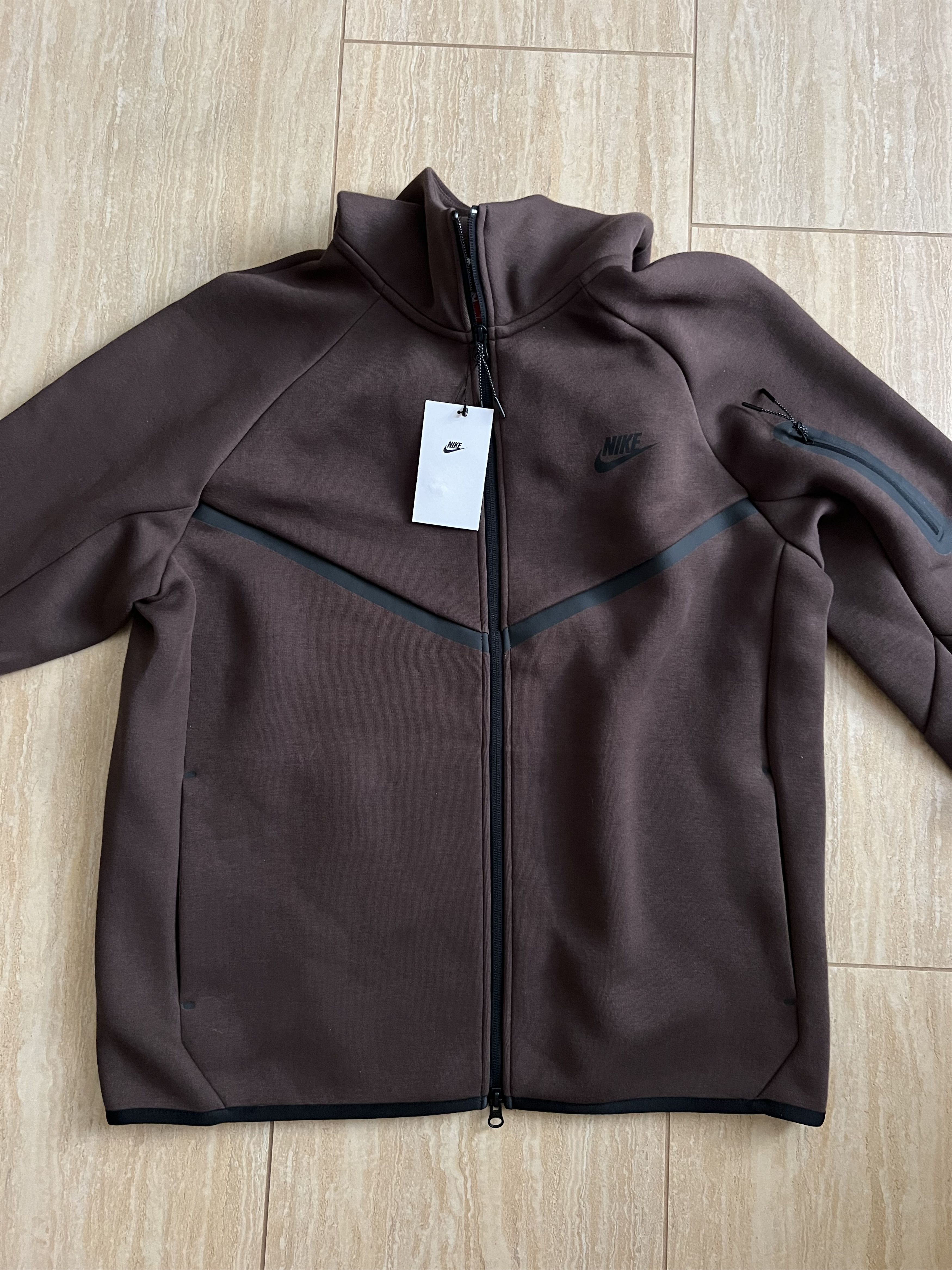 Nike Nike Tech Fleece Windrunner Full-Zip Hoodie Baroque Brown Size US L / EU 52-54 / 3 - 4 Thumbnail