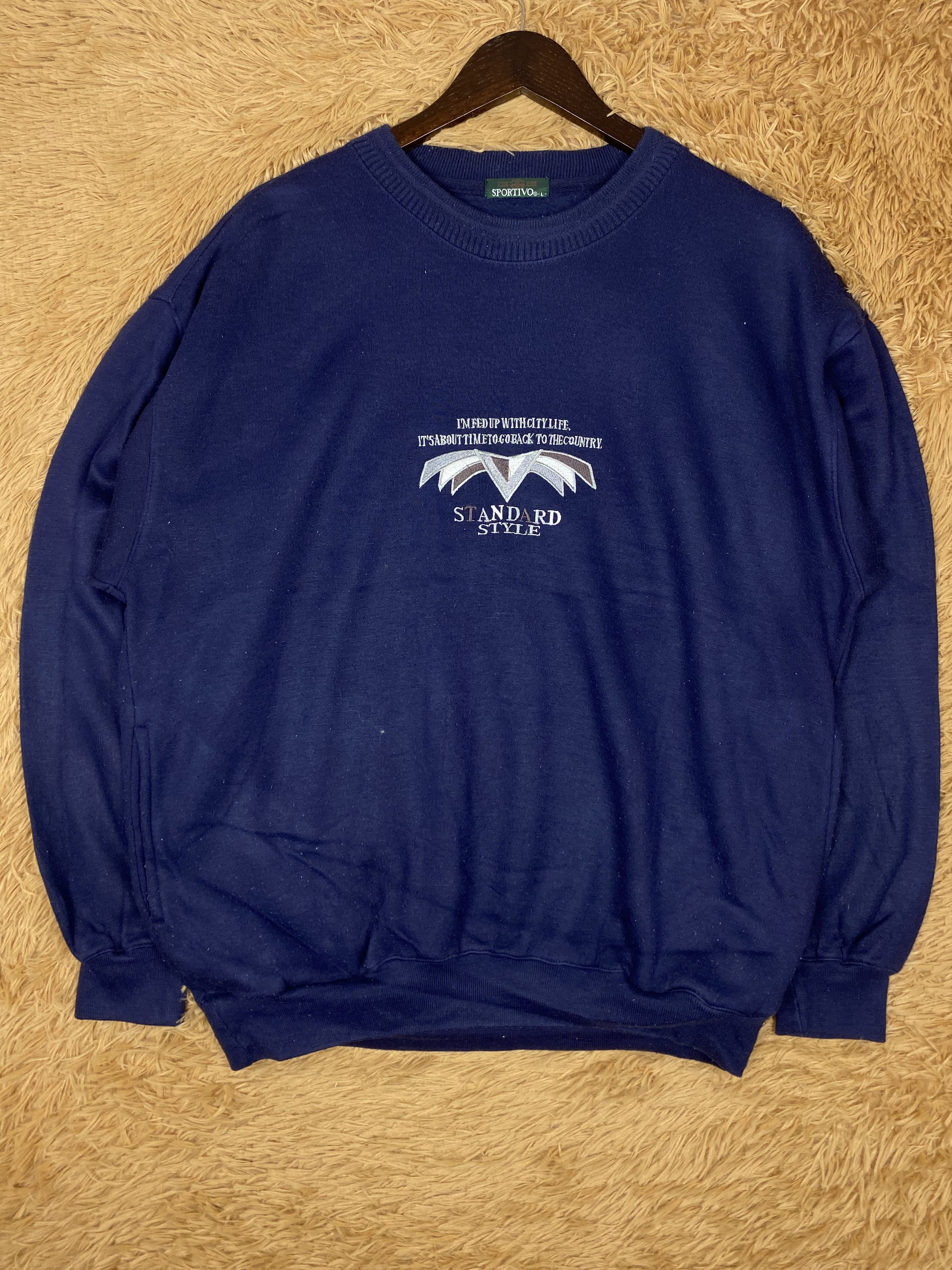 Designer × Vintage Vintage Sportivo Sweatshirts PS0234 Size US L / EU 52-54 / 3 - 1 Thumbnail