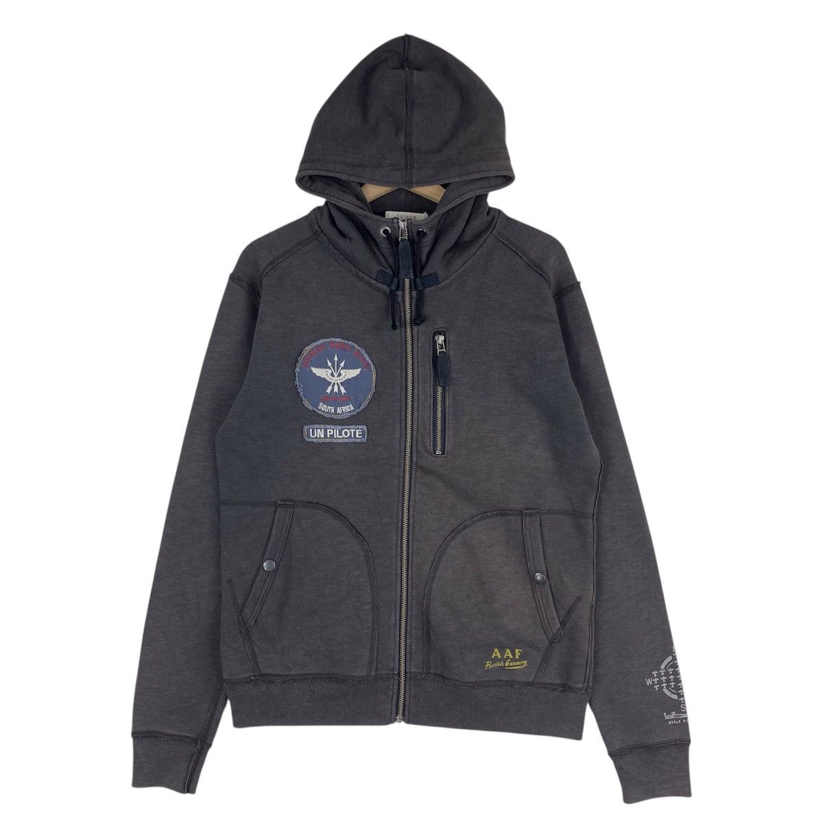 Avirex × Vintage Avirex Pilote Aero Mail Hoodie Size US M / EU 48-50 / 2 - 2 Thumbnail
