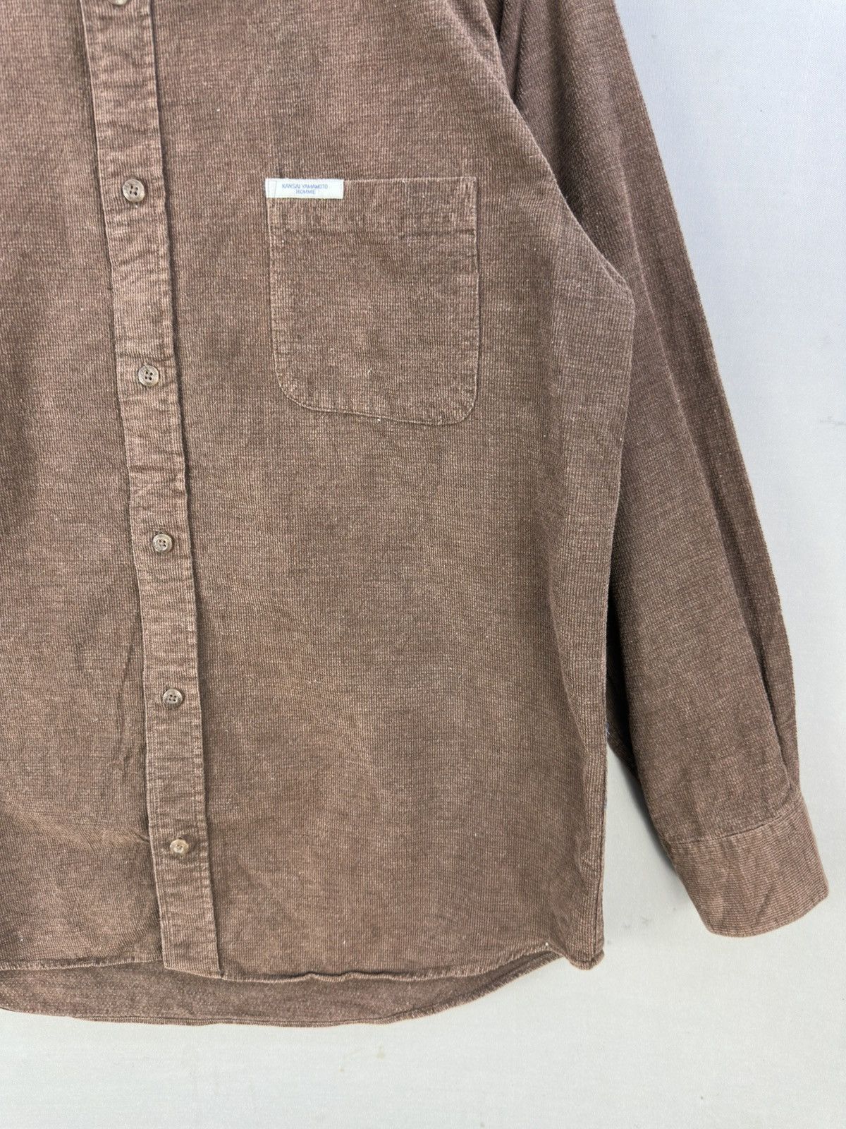 Kansai Yamamoto Kansai Yamamoto Homme Flannel Shirt Button Up Size US L / EU 52-54 / 3 - 3 Thumbnail
