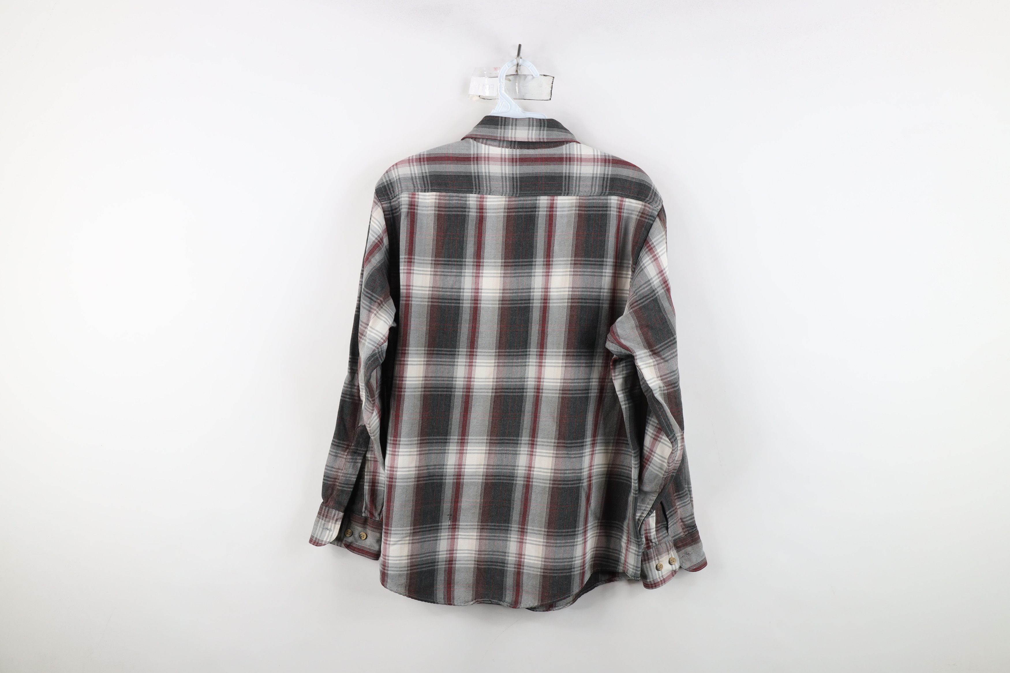 Vintage Vintage 90s Streetwear Flannel Collared Button Shirt Plaid Size US M / EU 48-50 / 2 - 11 Thumbnail