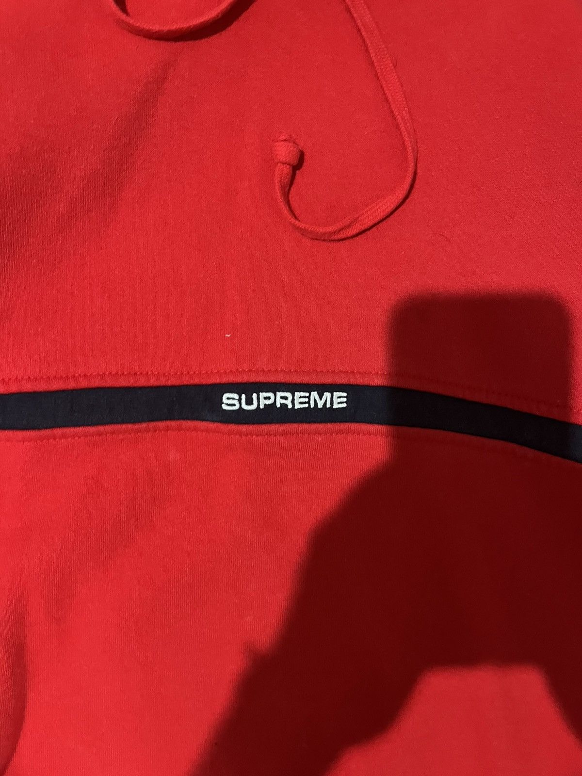 Supreme 2020 Red And Black Supreme Hoodie Medium Size US M / EU 48-50 / 2 - 2 Thumbnail
