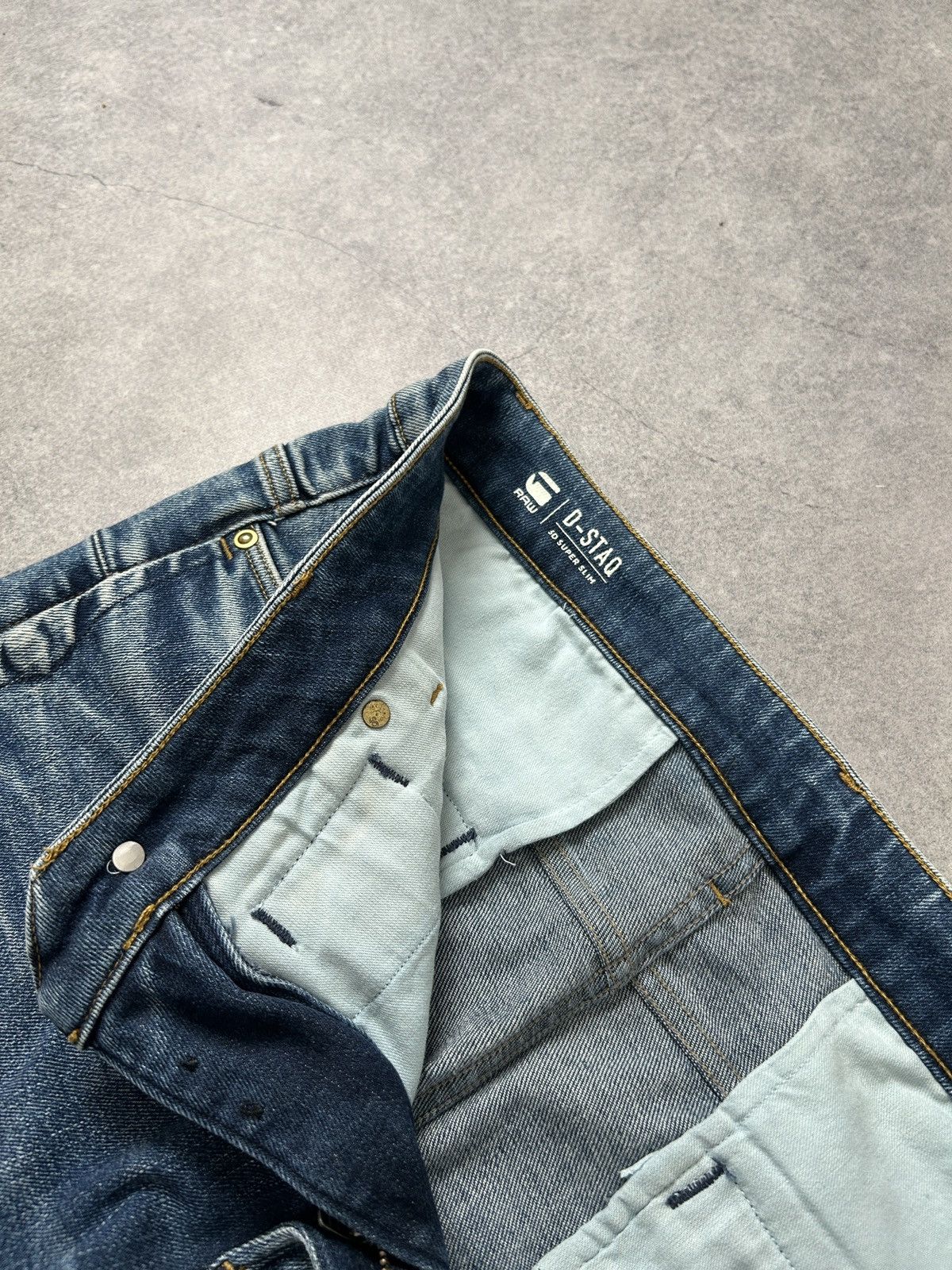 G-Star D-STAQ 3D Super Slim G star-Raw jeans mens 33/32 Size US 32 / EU 48 - 10 Thumbnail