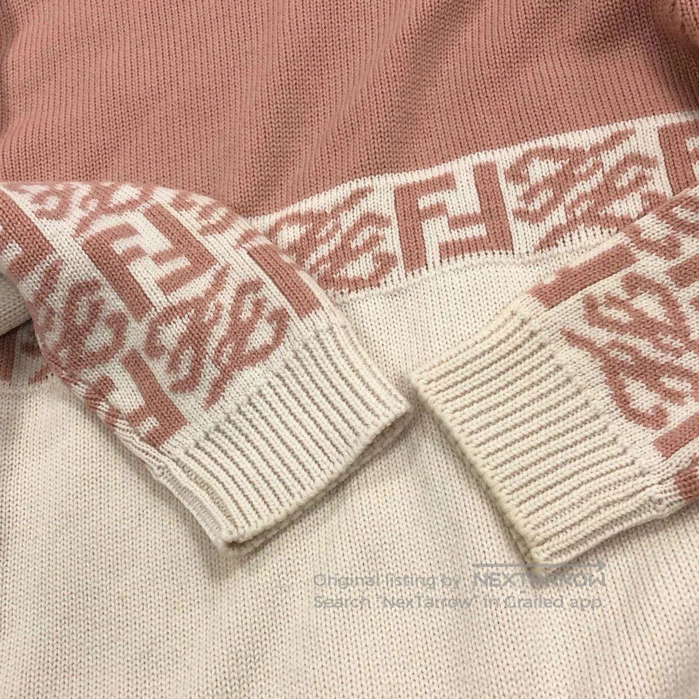 Fendi fendi logo knit sweater with color block design. Size US M / EU 48-50 / 2 - 5 Thumbnail