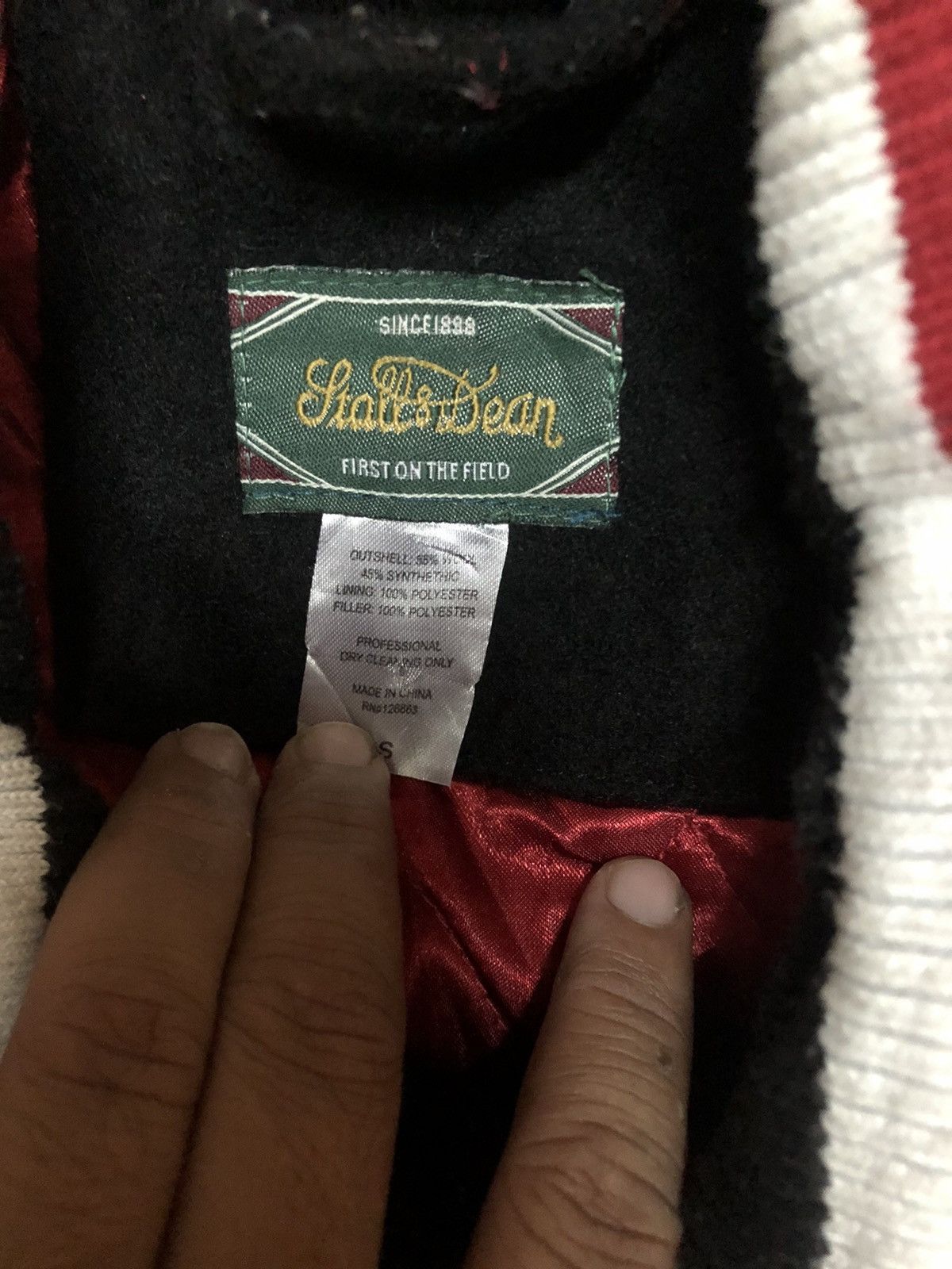 Authentic Negro Leagues American Chicago Giants Baseball League Bomber Jacket Size US S / EU 44-46 / 1 - 3 Thumbnail