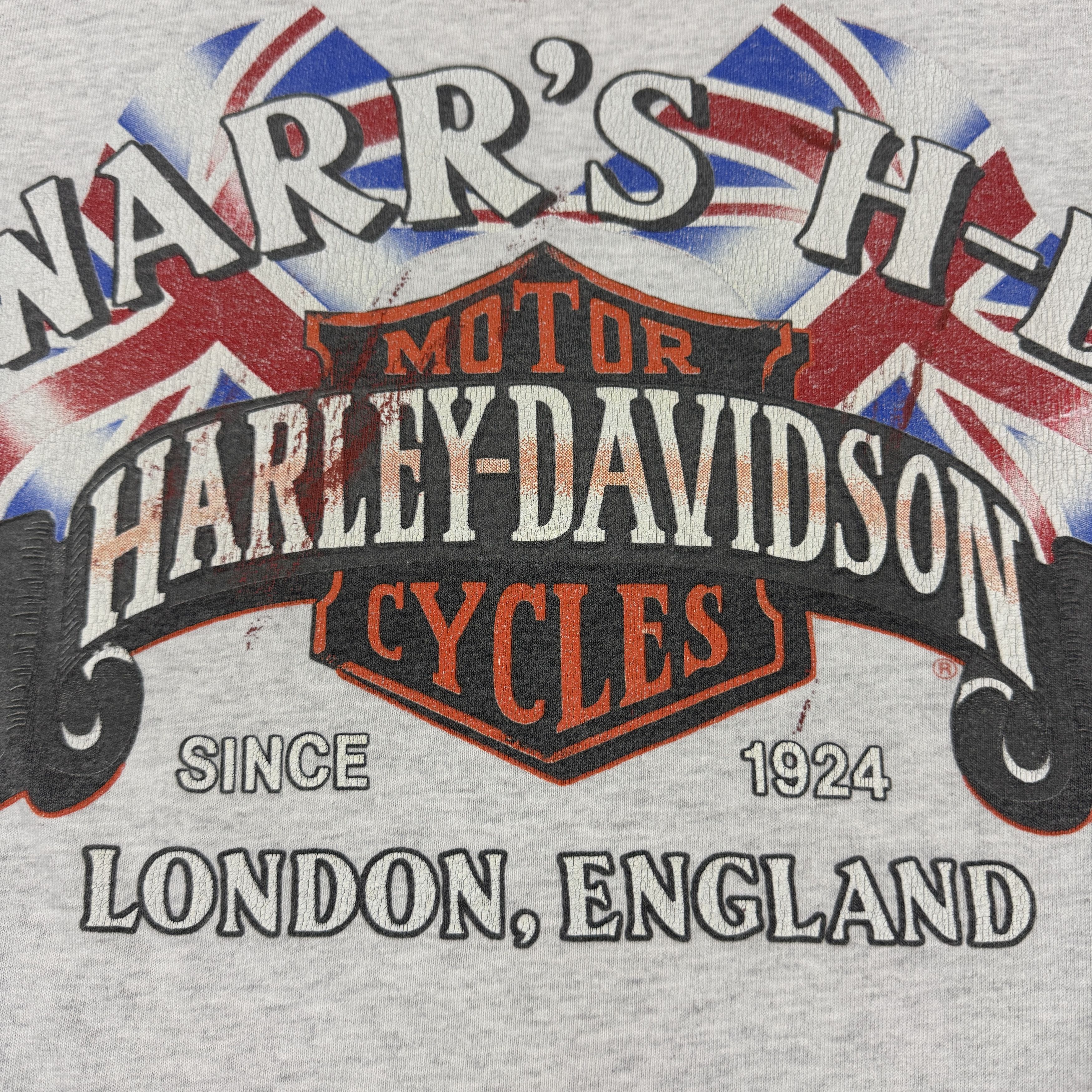 Harley Davidson Vintage 90s Harley Davidson Flame Longsleeve Size US XL / EU 56 / 4 - 9 Thumbnail