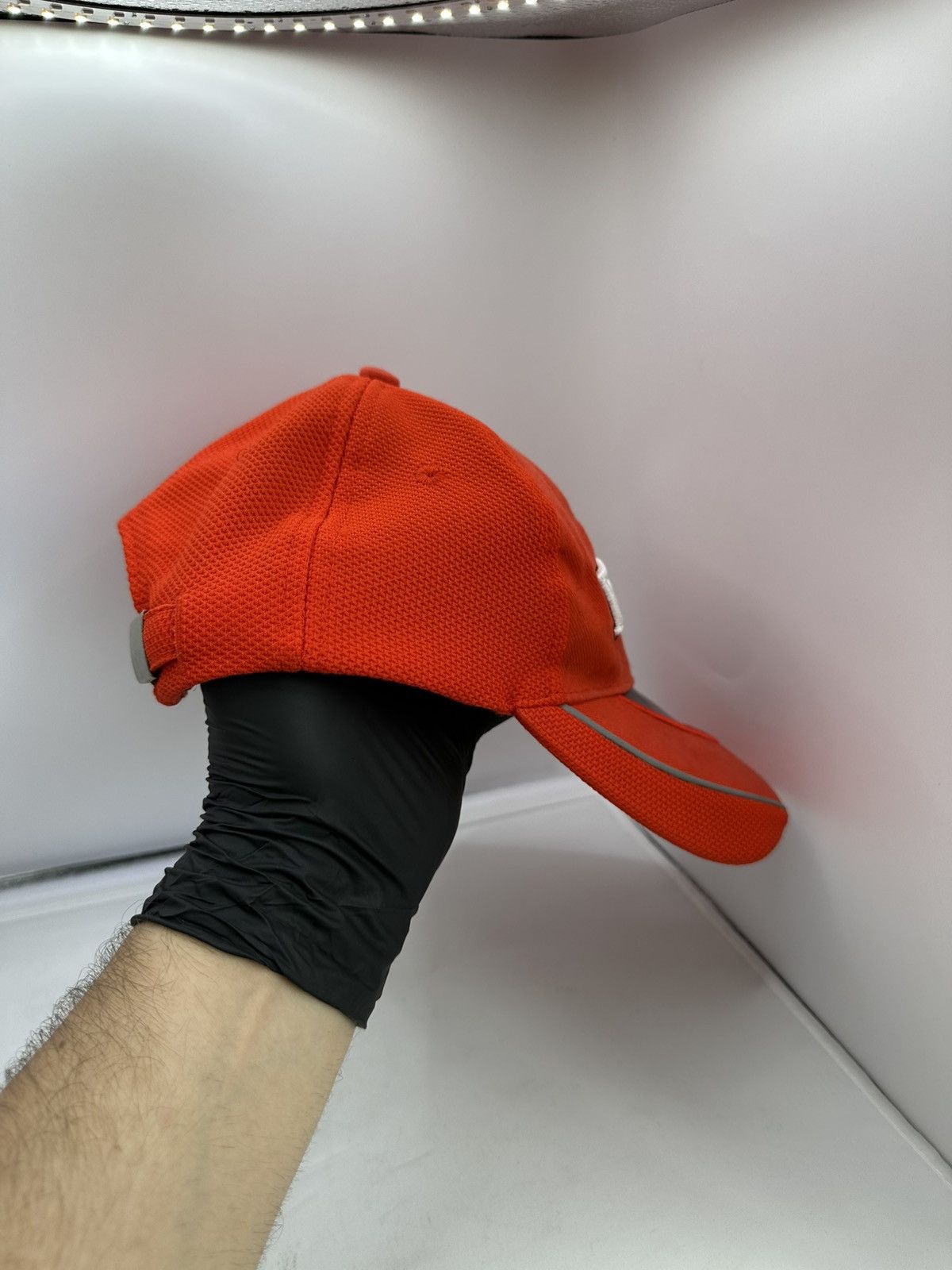 Ferrari Ferrari Gear Hat Red Vintage Authentic Adjustable Racing Cap Size ONE SIZE - 4 Thumbnail