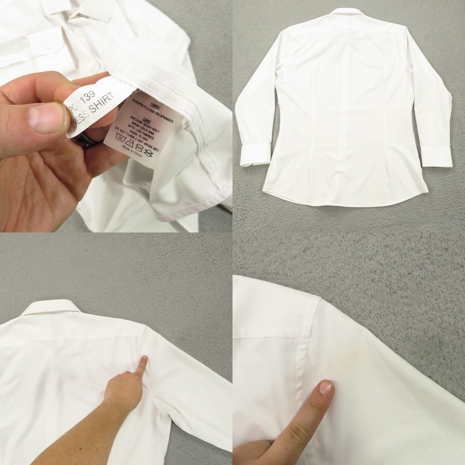 Vintage VINTAGE? No—State & Liberty Shirt XXXL Men Solid White Performance Long Sleeve Button Up Size US XXL / EU 58 / 5 - 8 Thumbnail