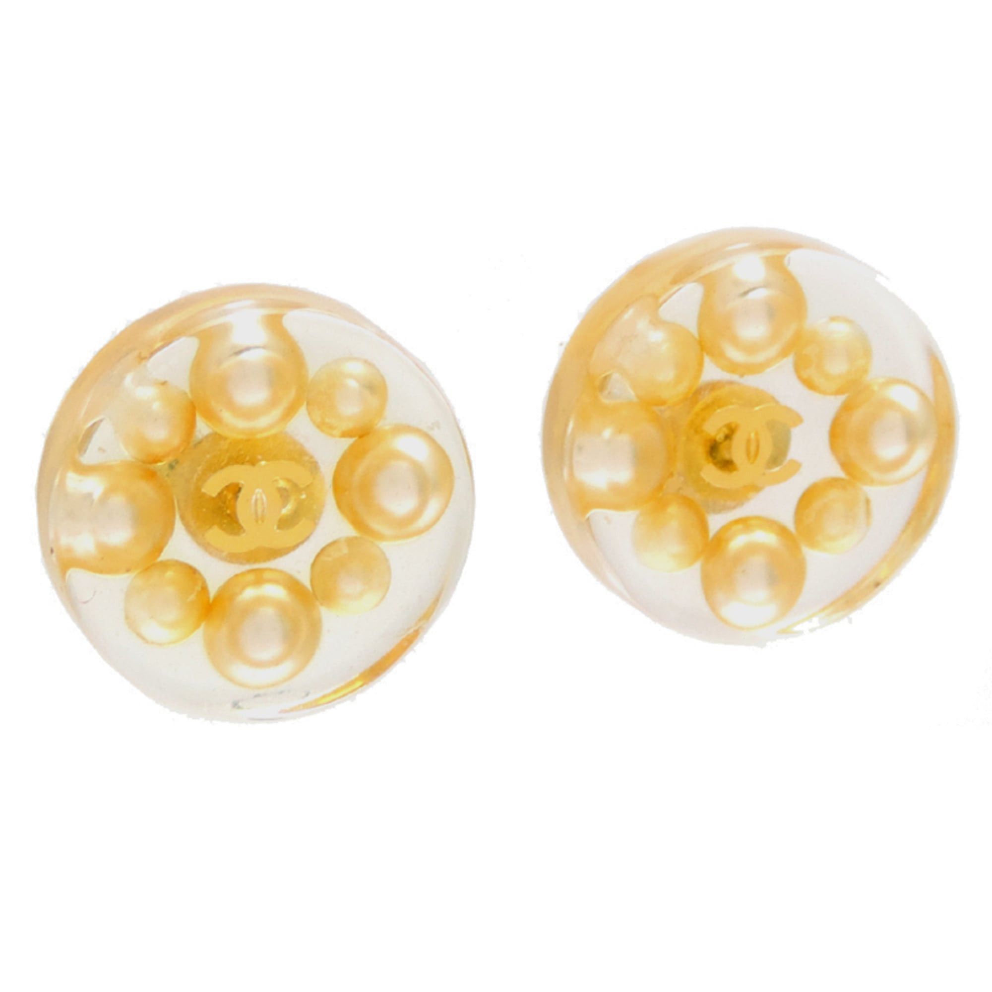 Chanel Chanel Coco Mark Pearl Earrings for Women (GP) Size ONE SIZE - 1 Thumbnail