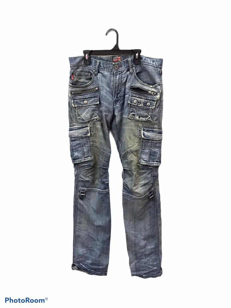 JNCO × Japanese Brand PUNK style jeans brand LYRIC seditionaries multipocket style Size US 32 / EU 48 - 1 Thumbnail