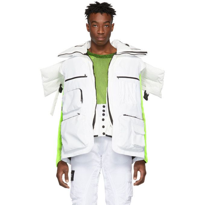 Colmar Colmar A.G.E. by Shayne Oliver White Utility Vest #6509-70 Size US XXL / EU 58 / 5 - 1 Thumbnail
