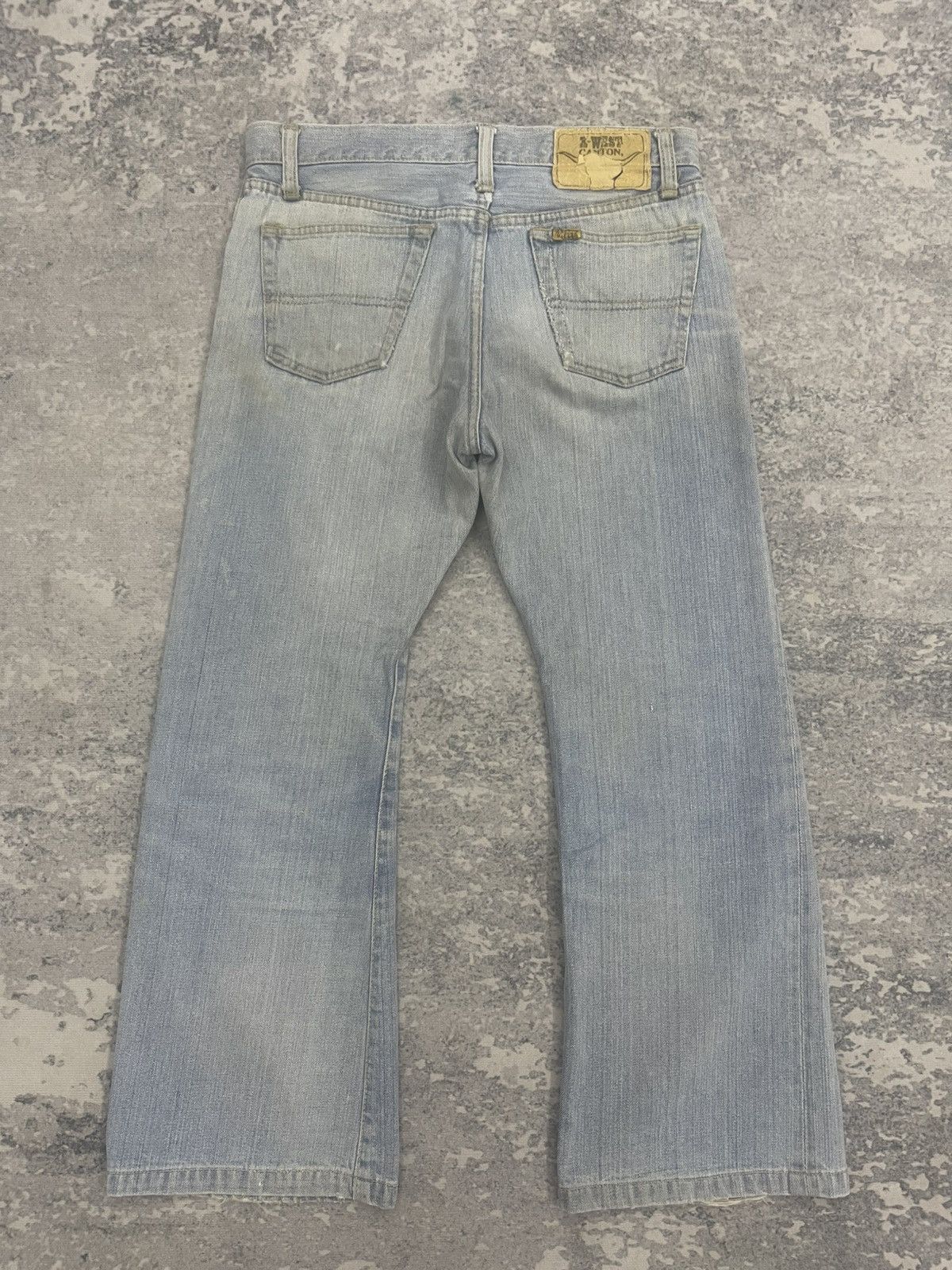 South2 West8 Flare Pants 60s 70s X-West Canton Bell Bottom Bootcut s22 Size US 31 - 15 Thumbnail