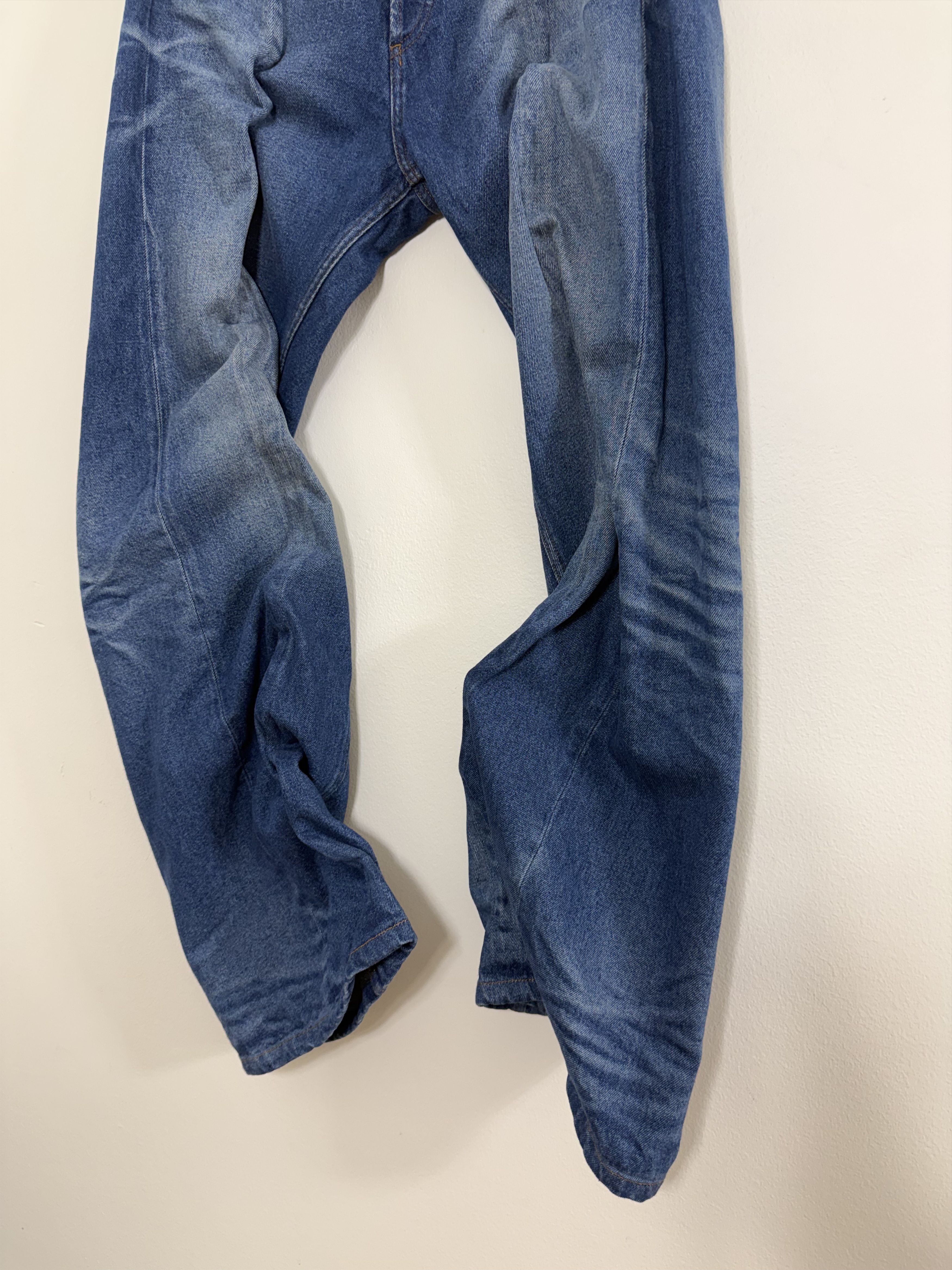 Y/Project Wired Blue Denim Jeans Size US 30 / EU 46 - 2 Thumbnail