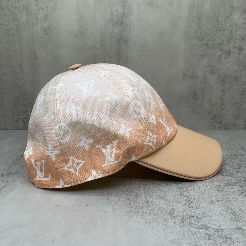 Louis Vuitton Louis Vuitton Old Flower Gradient Full Print Cap Hat Size ONE SIZE - 2 Thumbnail