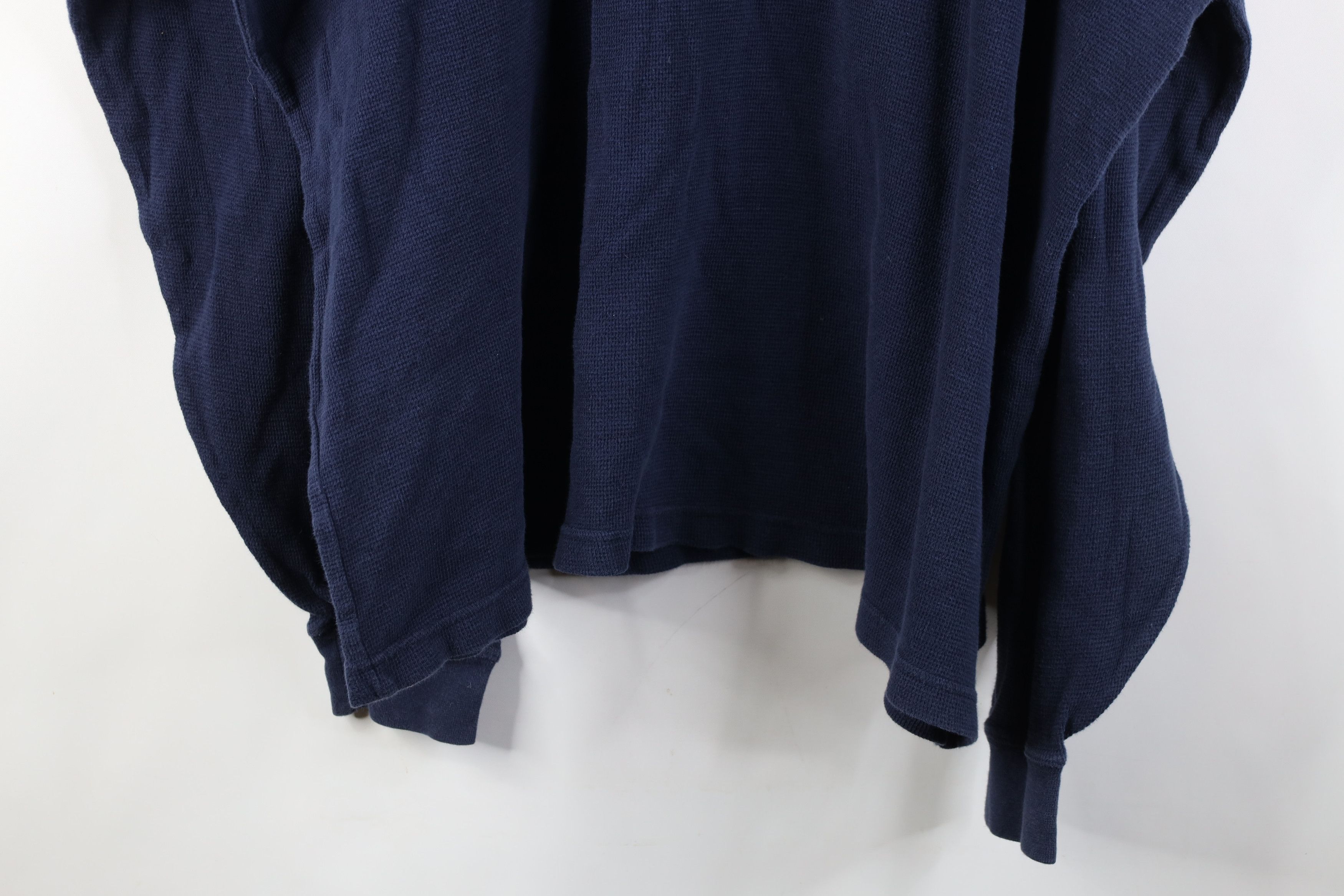 Vintage Vintage 90s Streetwear Waffle Knit Long Sleeve T-Shirt Size US XL / EU 56 / 4 - 13 Thumbnail