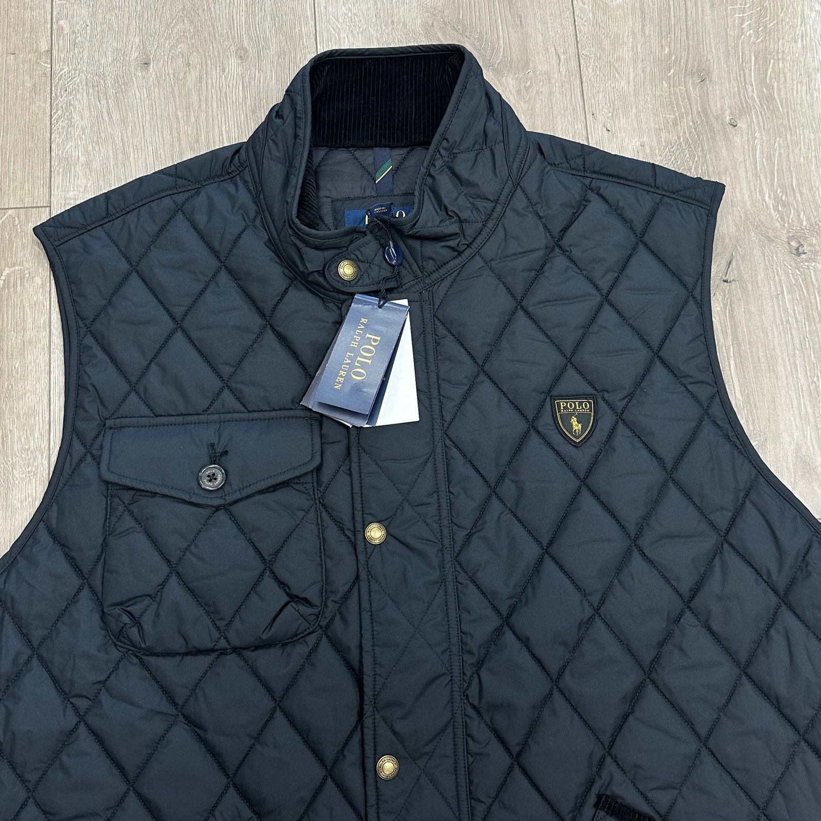 Polo Ralph Lauren New Polo Ralph Lauren navy blue quilted Beaton utility vest Size US XXL / EU 58 / 5 - 3 Thumbnail