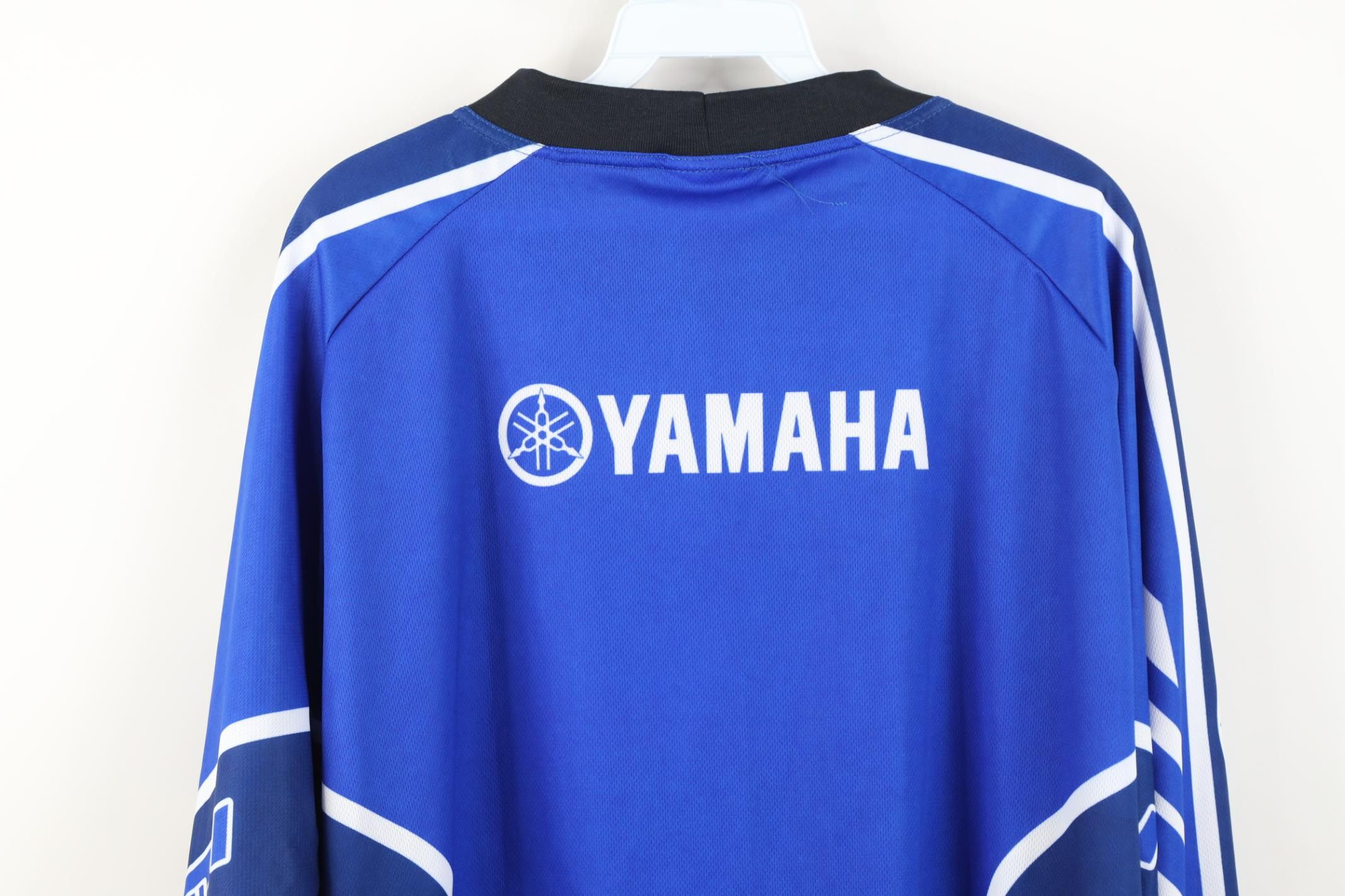 Yamaha Vintage 90s Y2K Yamaha Racing Long Sleeve Jersey T-Shirt Size US XL / EU 56 / 4 - 14 Thumbnail