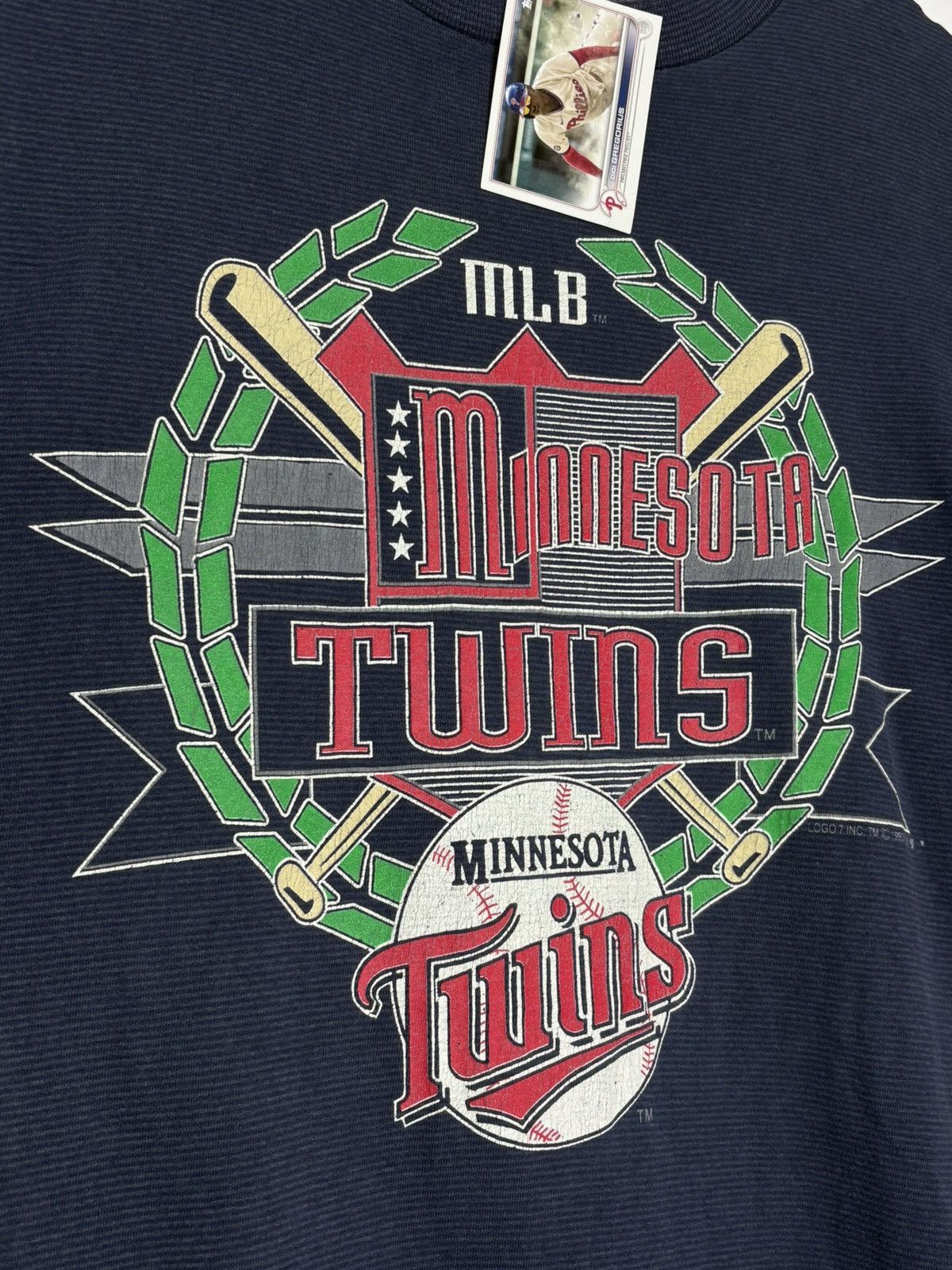 Logo 7 NWT 1993 Logo 7 MLB Minnesota Twins T-Shirt League Champions Size US XL / EU 56 / 4 - 3 Thumbnail