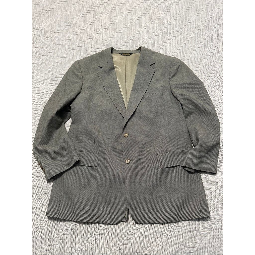 Brooks Brothers Brooks Brothers brown houndstooth tweed two button blazer Size 44R - 1 Thumbnail