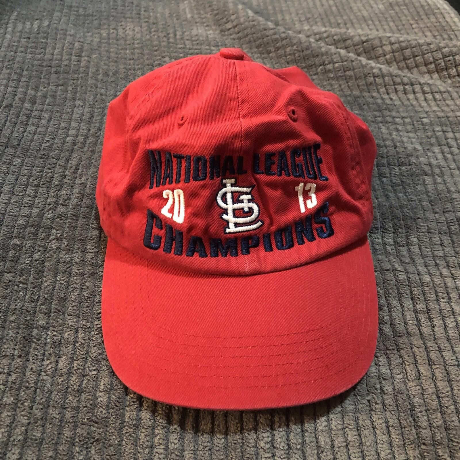 47 NATIONAL LEAGUE CHAMPIONS 2013 St Louis Cardinals Hat Size ONE SIZE - 1 Thumbnail